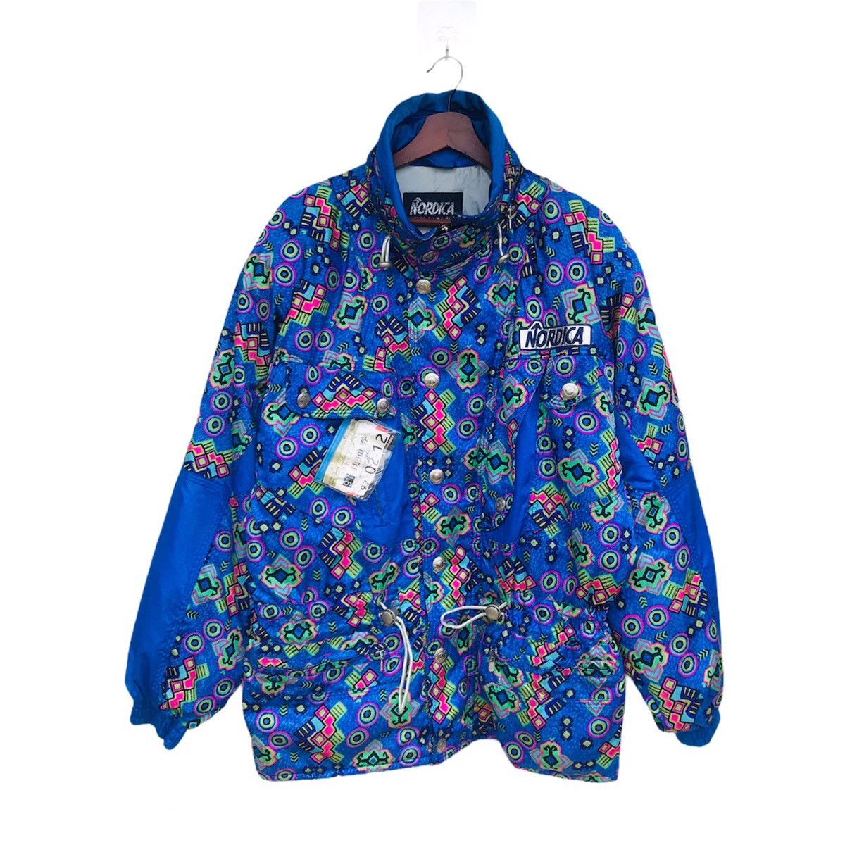 Japanese Brand Nordica sportwear skier multitones art reef motive XL Size US XL / EU 56 / 4 - 1 Thumbnail