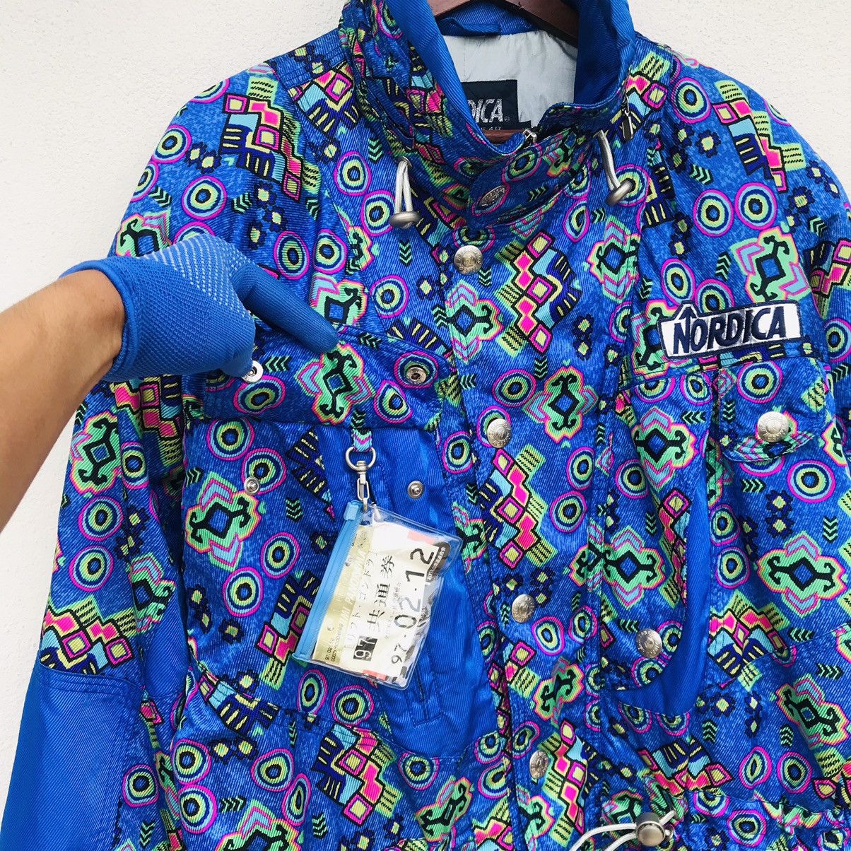 Japanese Brand Nordica sportwear skier multitones art reef motive XL Size US XL / EU 56 / 4 - 8 Thumbnail