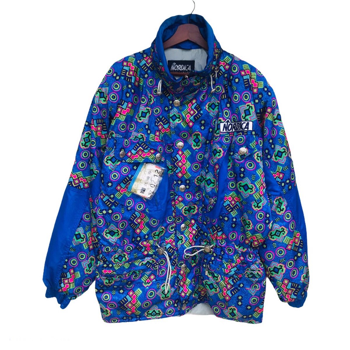 Japanese Brand Nordica sportwear skier multitones art reef motive XL Size US XL / EU 56 / 4 - 2 Thumbnail