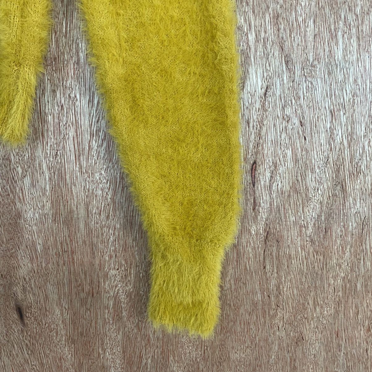 Aran Isles Knitwear Japan vintage Mustard ustard Mohair Shag Shaggy Fur Knitwear Size US M / EU 48-50 / 2 - 4 Thumbnail