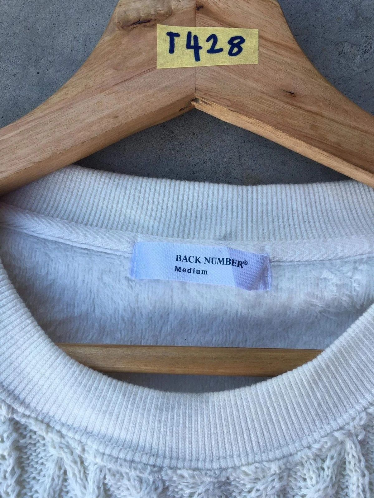 Aran Isles Knitwear × Vintage 📌Very Rare BACK NUMBER Sweater Mix PureKnit Sweater Size US S / EU 44-46 / 1 - 8 Thumbnail