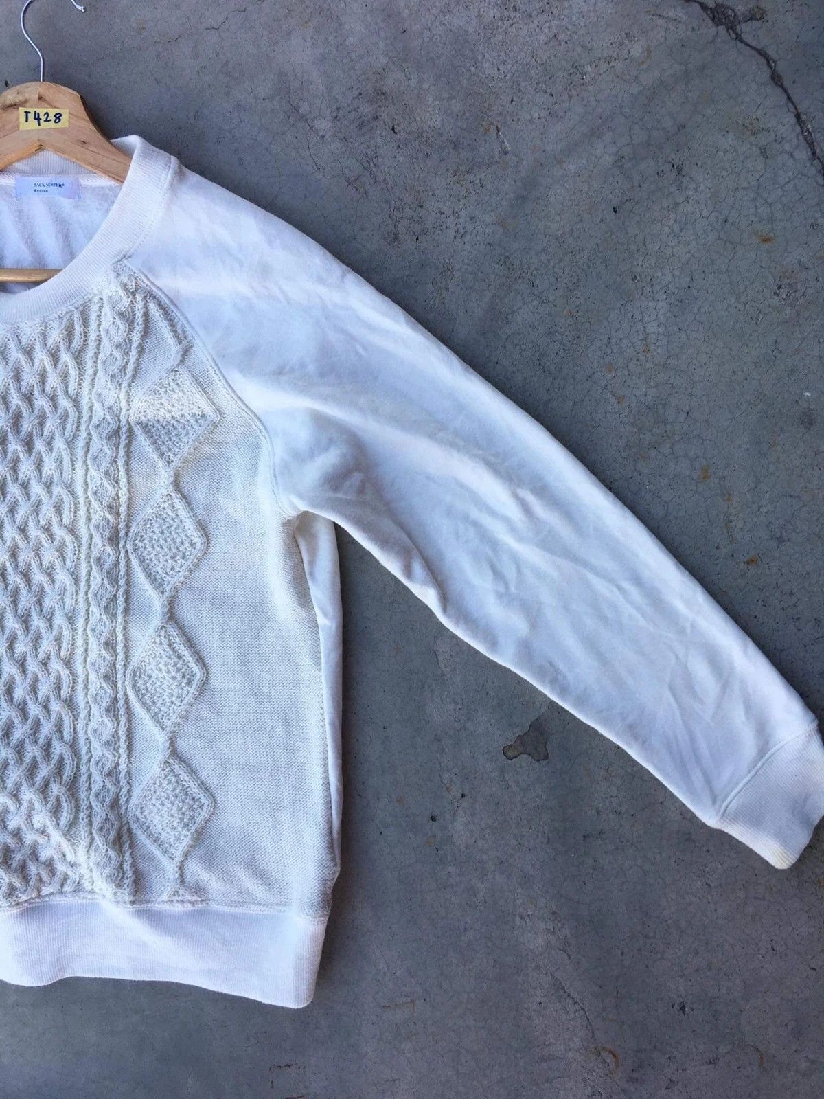 Aran Isles Knitwear × Vintage 📌Very Rare BACK NUMBER Sweater Mix PureKnit Sweater Size US S / EU 44-46 / 1 - 9 Thumbnail
