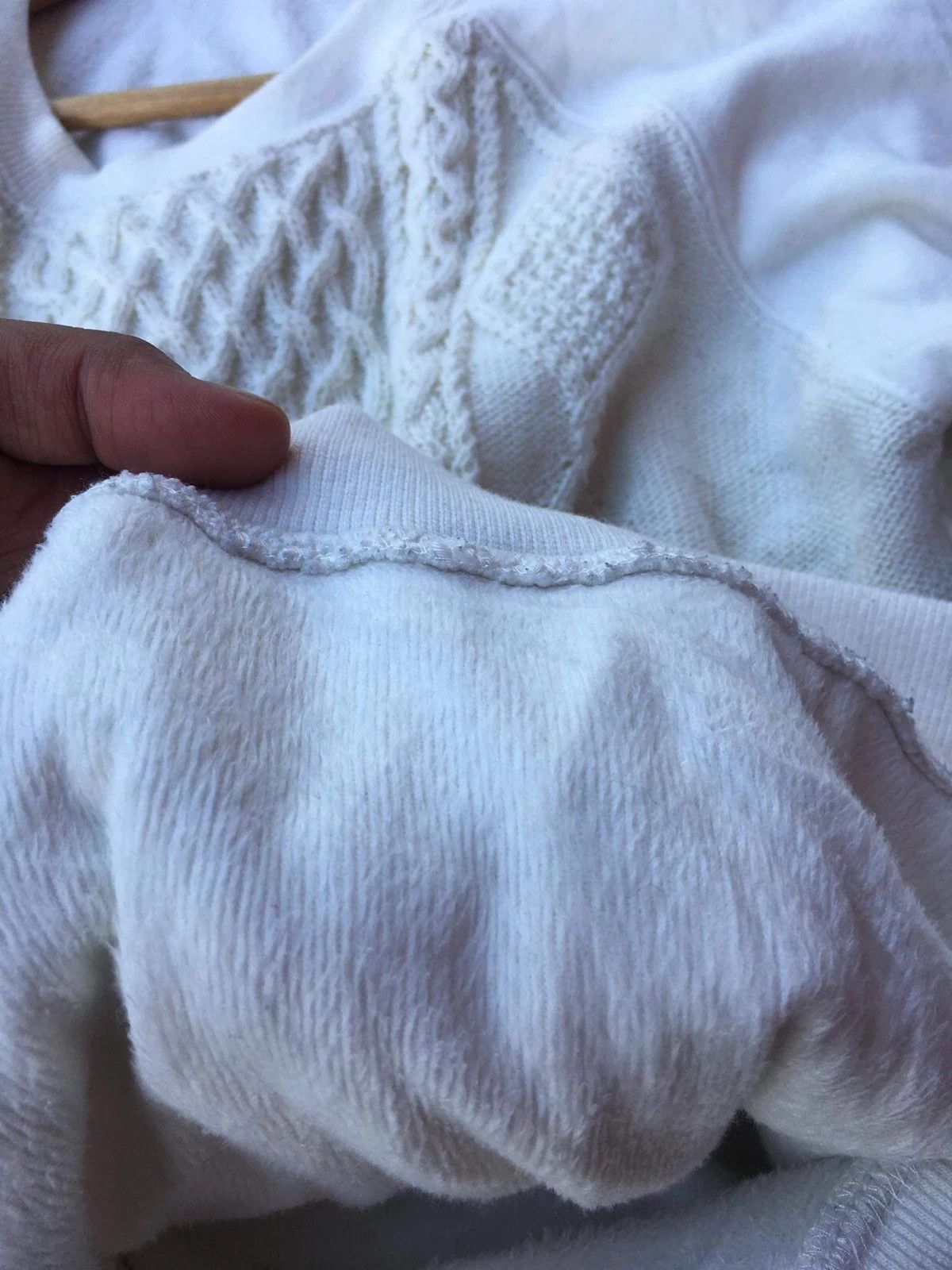 Aran Isles Knitwear × Vintage 📌Very Rare BACK NUMBER Sweater Mix PureKnit Sweater Size US S / EU 44-46 / 1 - 10 Thumbnail