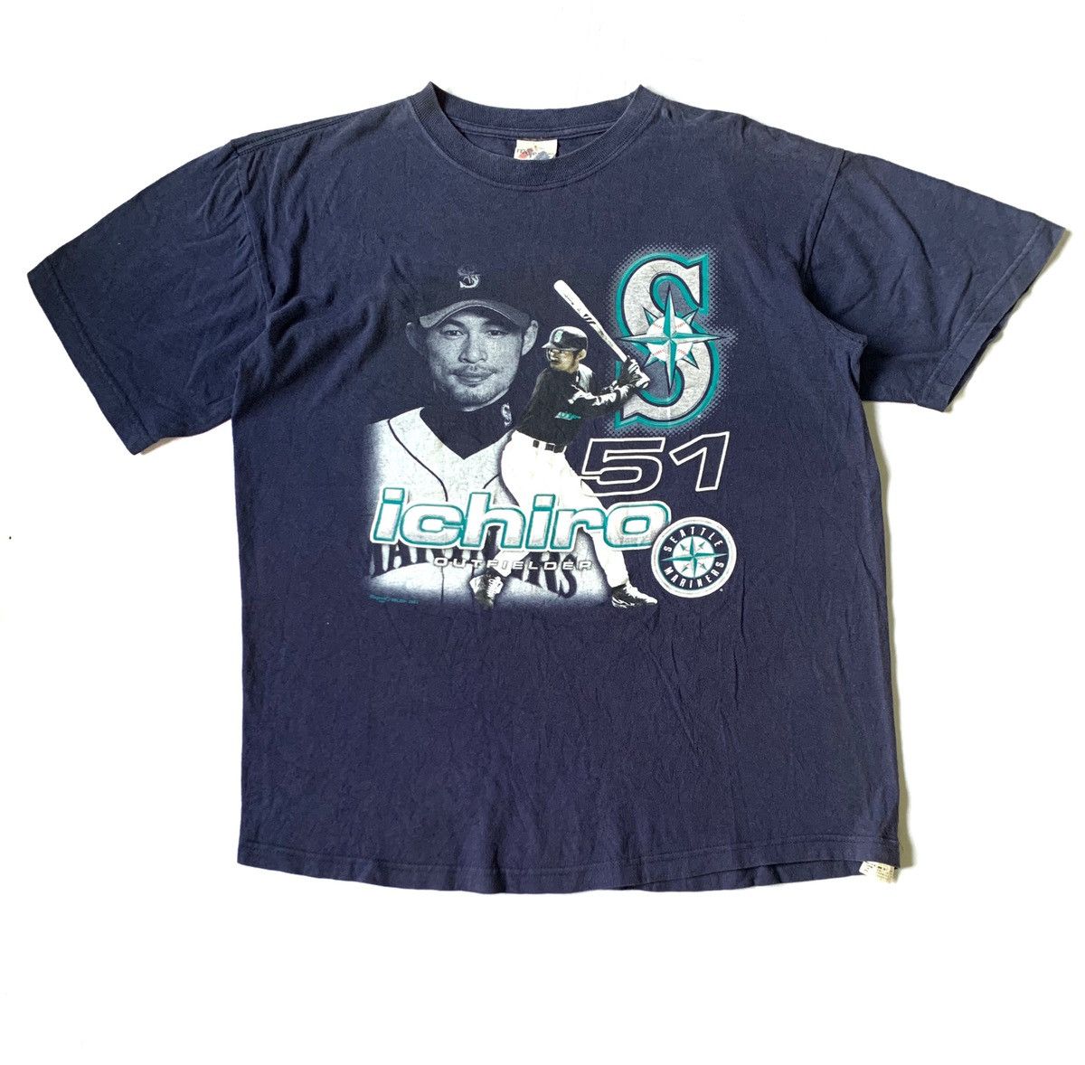 MLB × Majestic × Vintage Vintage ichiro Outfielder 51 Seattle Mariners MLB Size US L / EU 52-54 / 3 - 1 Thumbnail