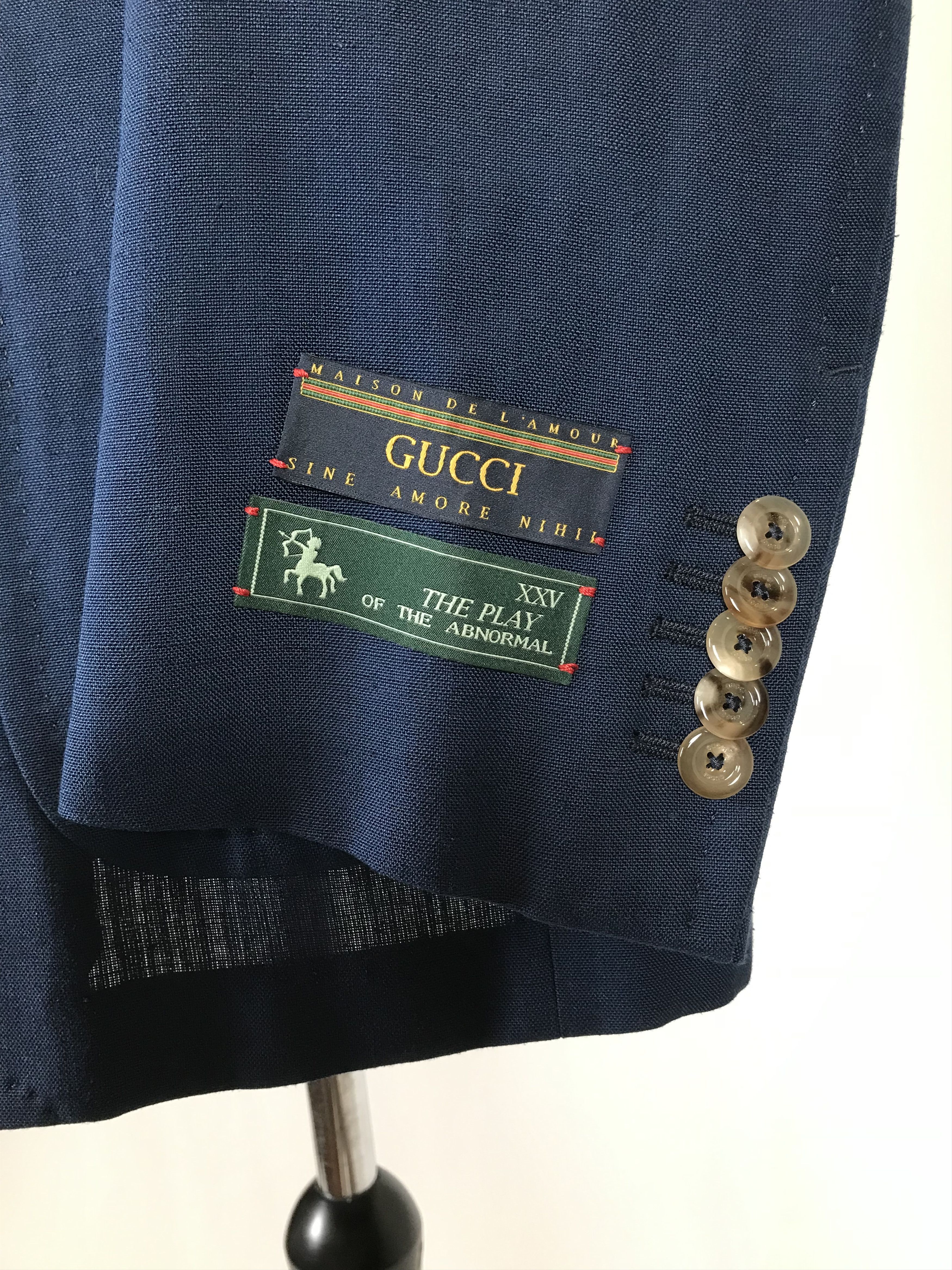 Gucci Gucci 'My Body My Choice' Navy Blazer Size 52R - 8 Thumbnail
