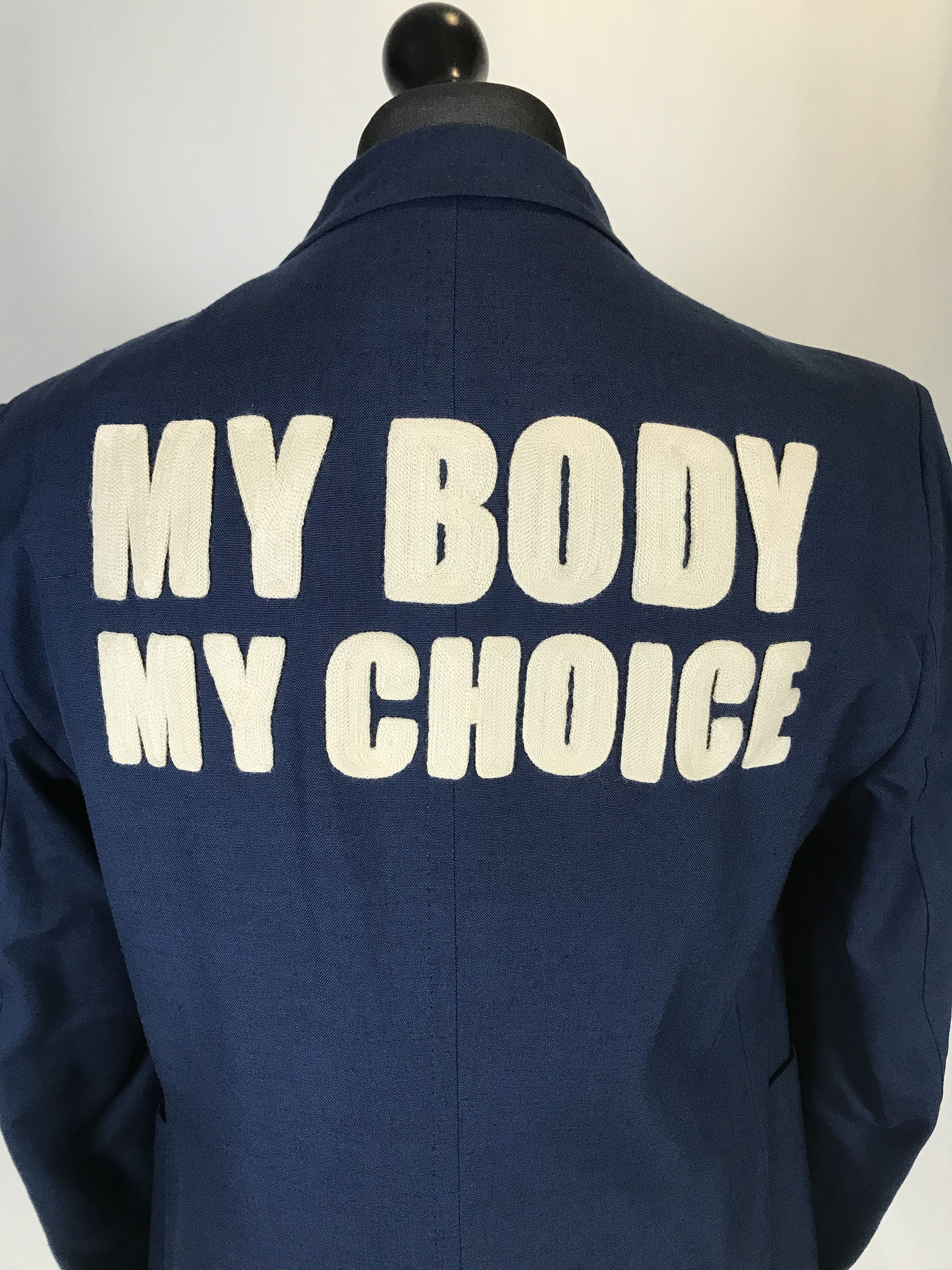 Gucci Gucci 'My Body My Choice' Navy Blazer Size 52R - 5 Thumbnail