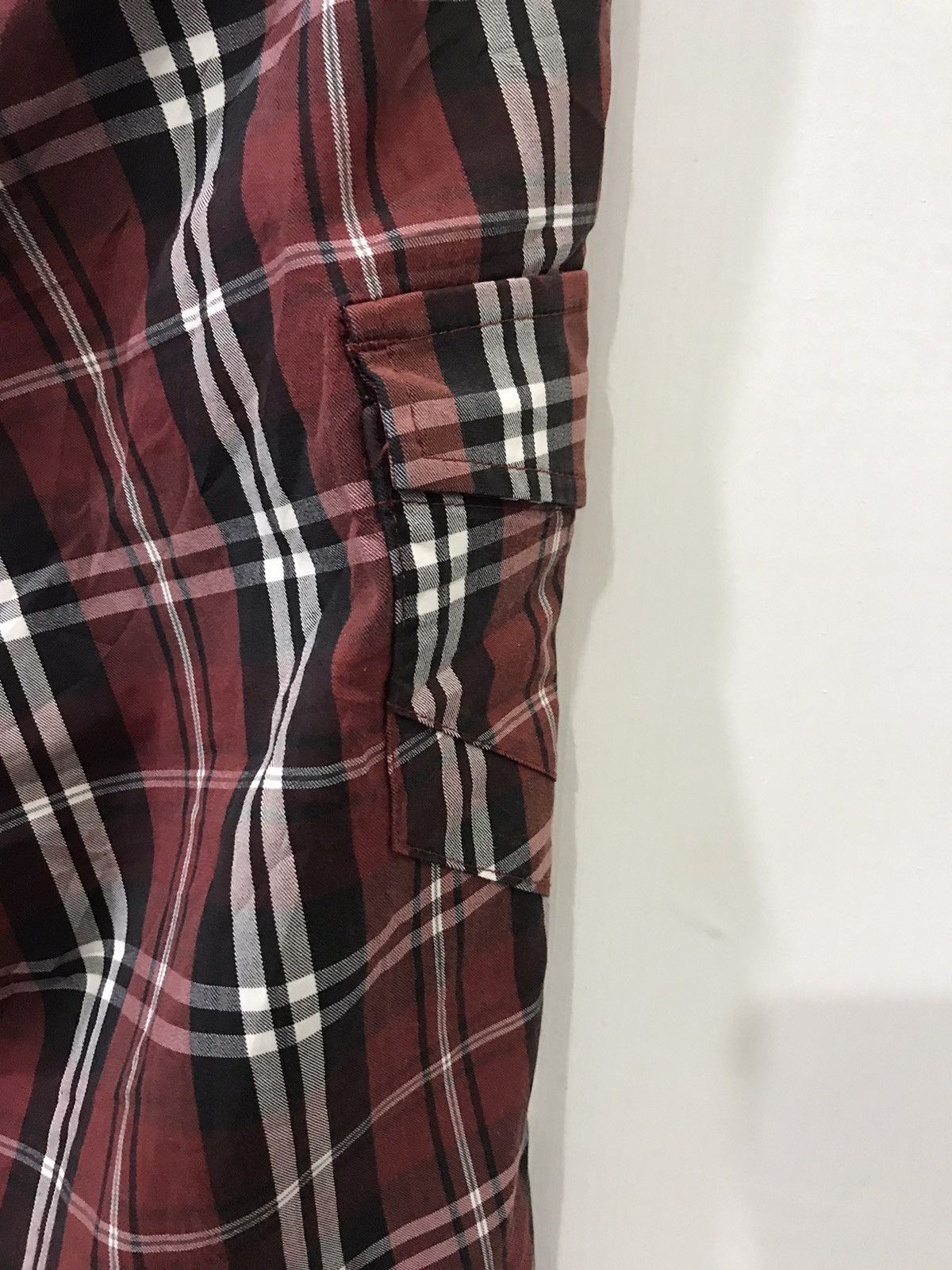 Japanese Brand sematic design Japan Plaid Cargo Short Pant Size US 30 / EU 46 - 9 Thumbnail