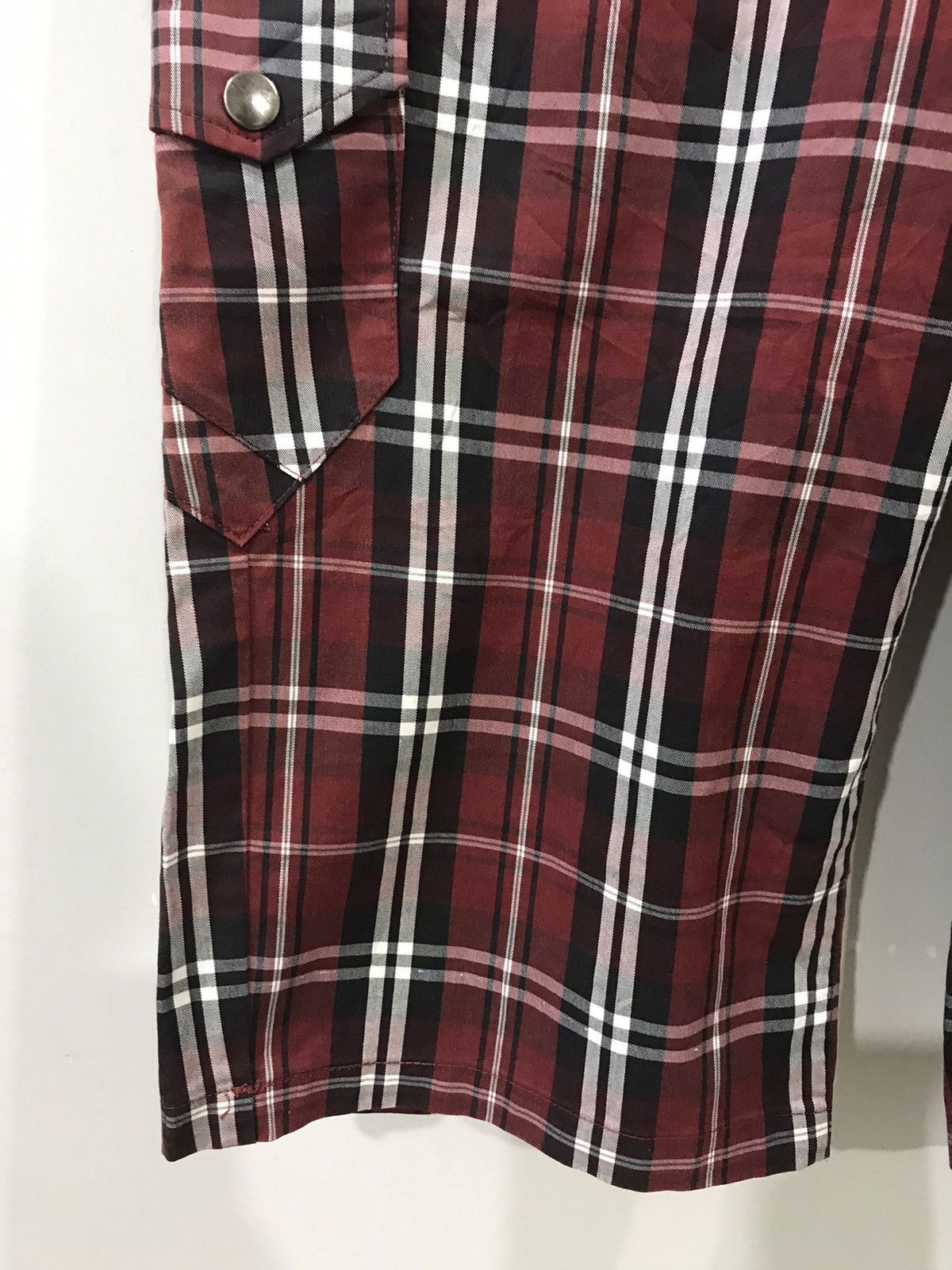 Japanese Brand sematic design Japan Plaid Cargo Short Pant Size US 30 / EU 46 - 5 Thumbnail