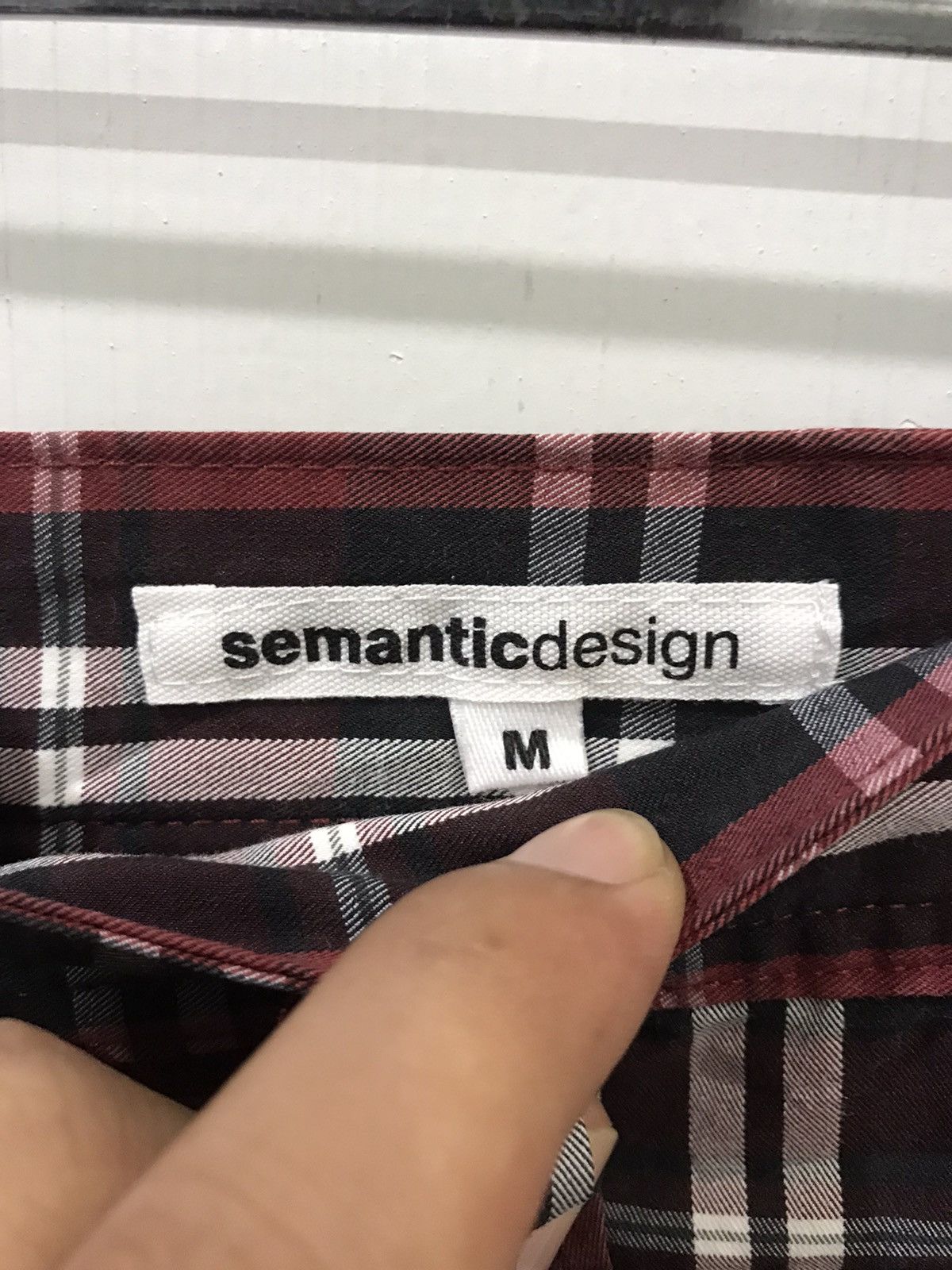 Japanese Brand sematic design Japan Plaid Cargo Short Pant Size US 30 / EU 46 - 6 Thumbnail
