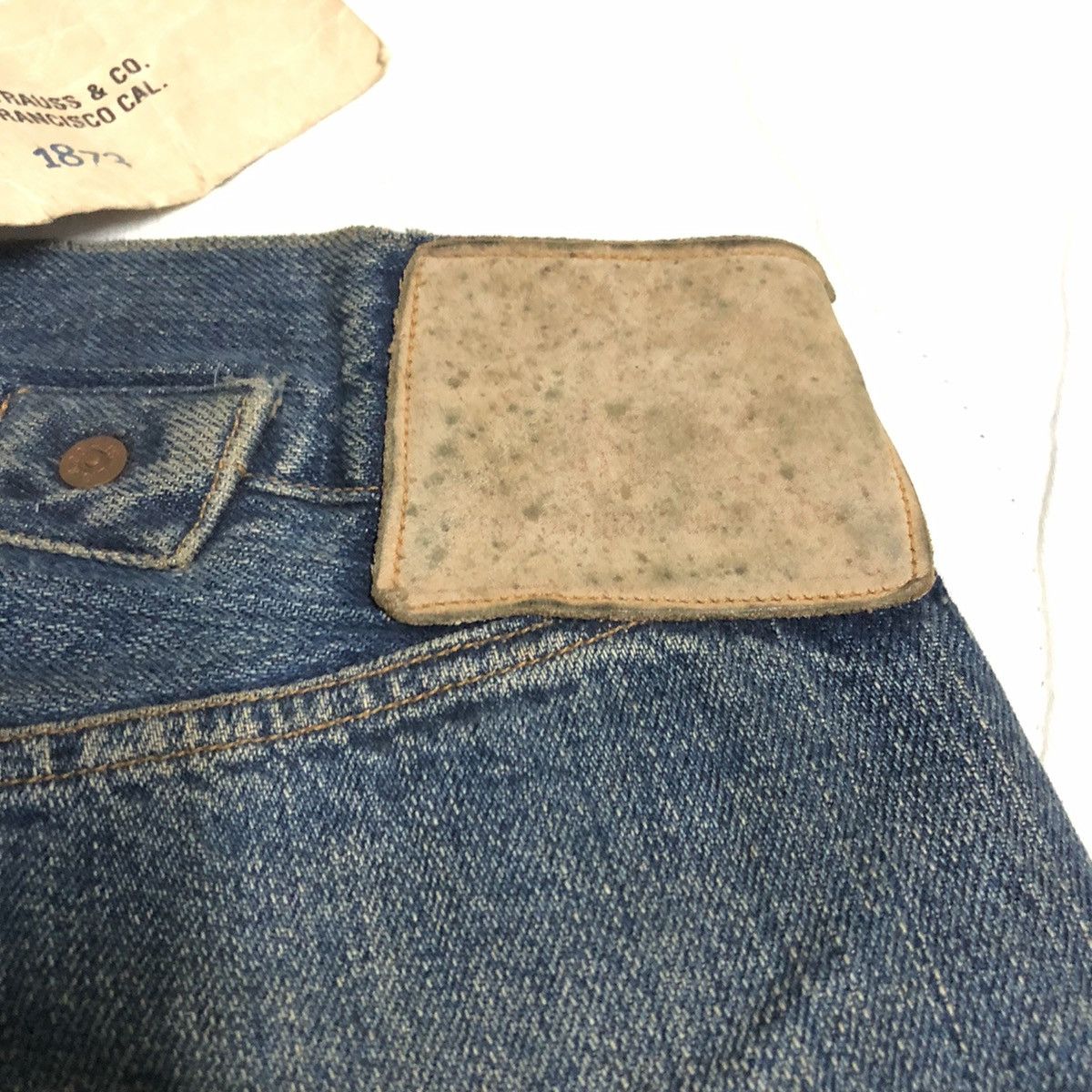 Levi's × Levi's Vintage Clothing Vintage Levi’s LVC 1st Blue Jean Selvedge Buckleback Denim Size US 30 / EU 46 - 14 Thumbnail