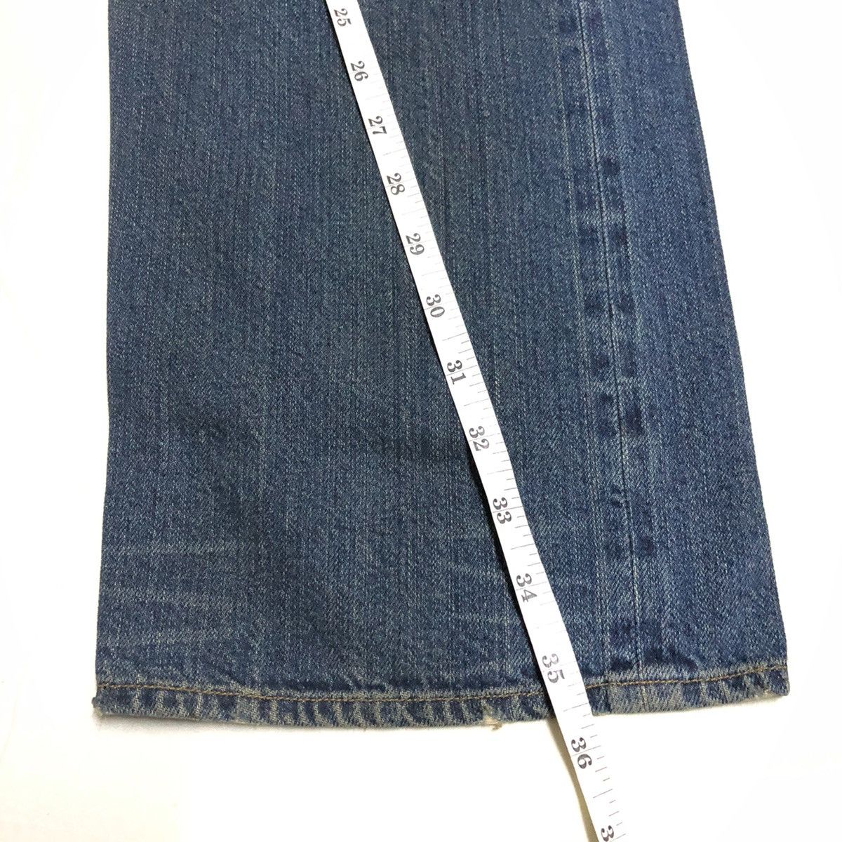Levi's × Levi's Vintage Clothing Vintage Levi’s LVC 1st Blue Jean Selvedge Buckleback Denim Size US 30 / EU 46 - 12 Thumbnail
