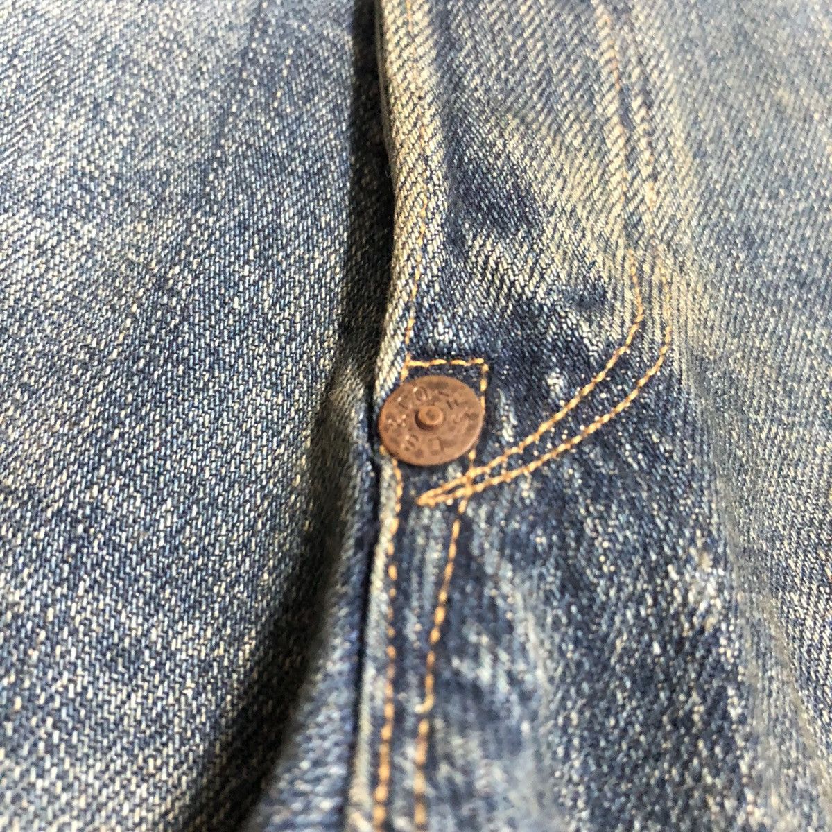 Levi's × Levi's Vintage Clothing Vintage Levi’s LVC 1st Blue Jean Selvedge Buckleback Denim Size US 30 / EU 46 - 7 Thumbnail