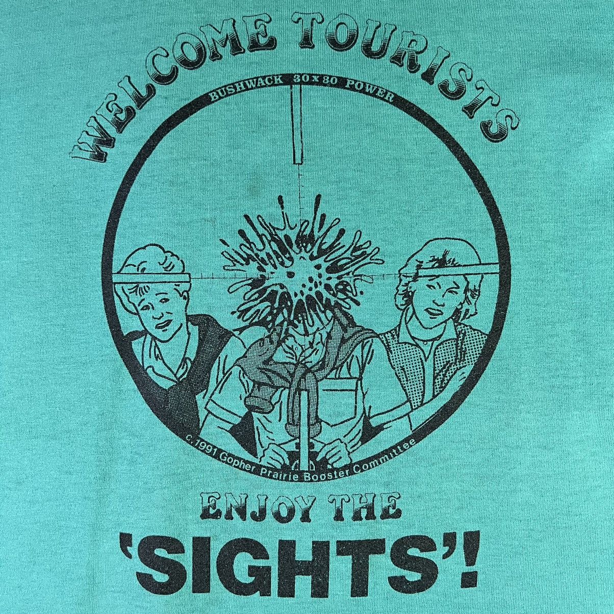 Vintage Welcome Tourist Enjoy The Sights Headshot 1991 Gopher Tee Size US XL / EU 56 / 4 - 4 Thumbnail