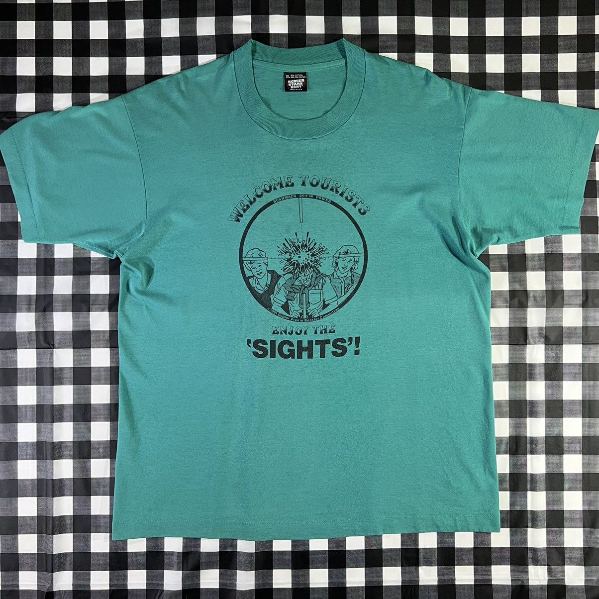 Vintage Welcome Tourist Enjoy The Sights Headshot 1991 Gopher Tee Size US XL / EU 56 / 4 - 1 Thumbnail