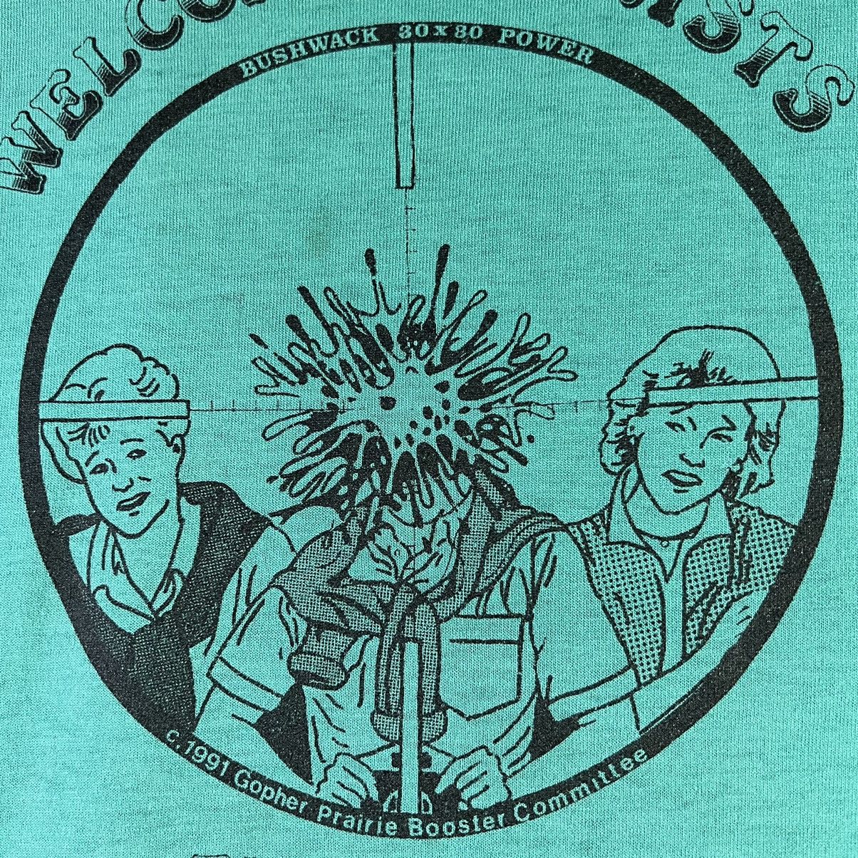 Vintage Welcome Tourist Enjoy The Sights Headshot 1991 Gopher Tee Size US XL / EU 56 / 4 - 5 Thumbnail