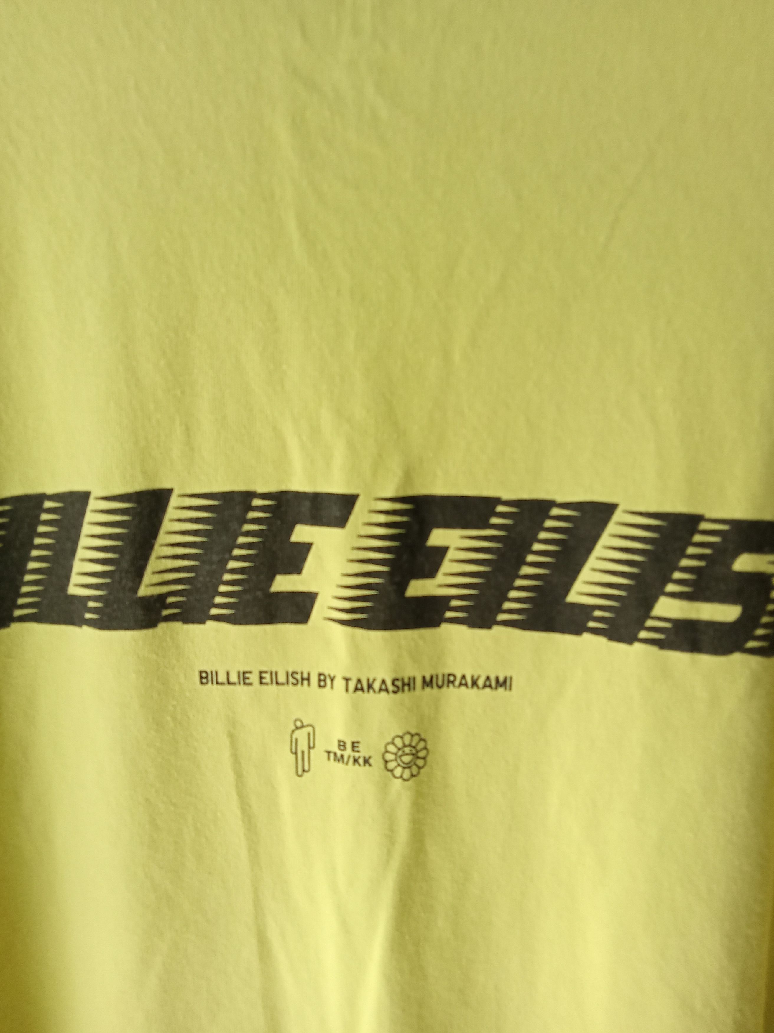 Billie Eilish × Japanese Brand × Takashi Murakami Uniqlo Billie Eilish x Takashi Murakami tee Size US XL / EU 56 / 4 - 4 Thumbnail