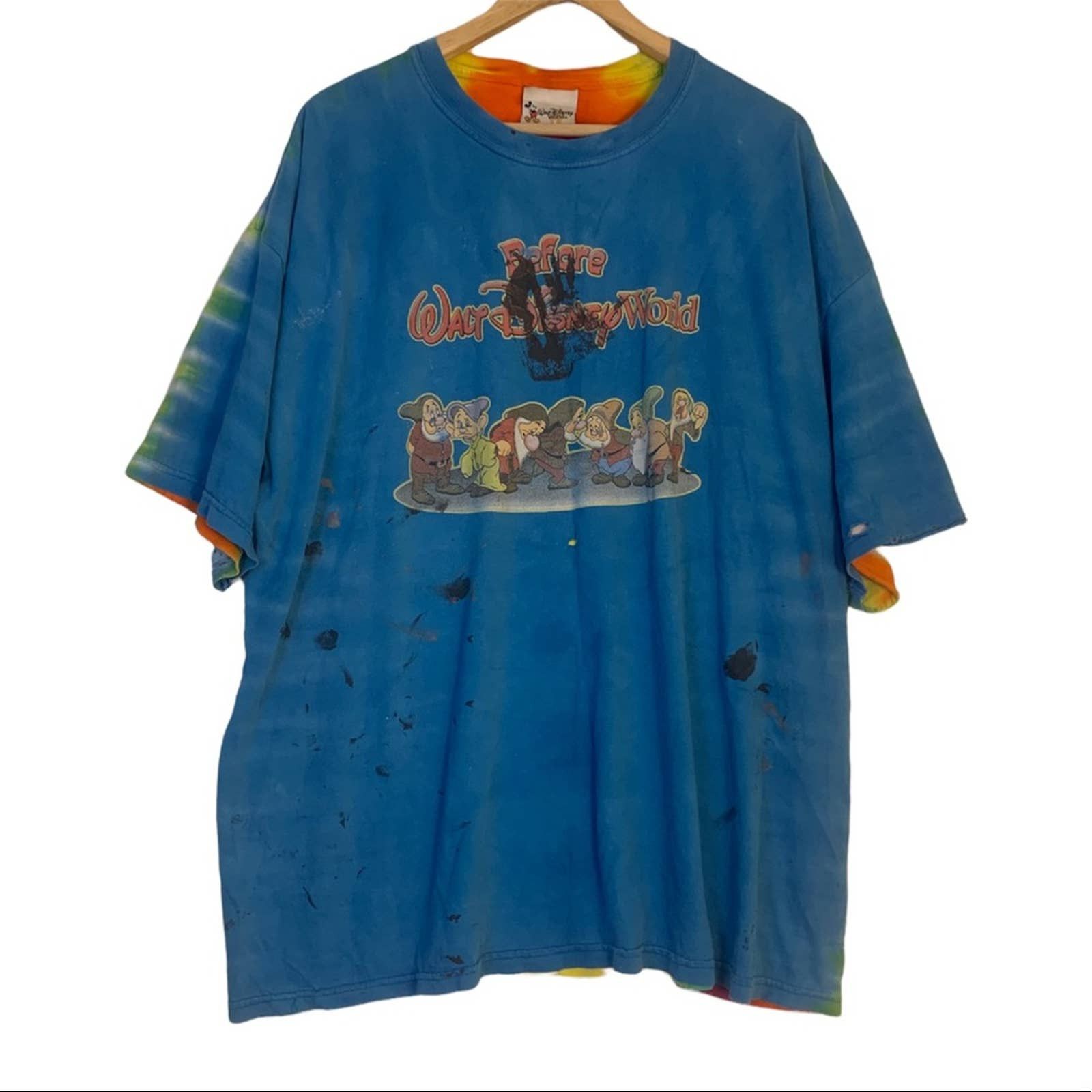 Vintage Disney The Seven Dwarfs Before/After T-shirt