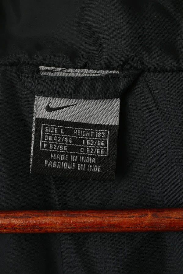 Nike Nike Men L 183 Jacket Black Nylon Waterproof Top 1415 Size US L / EU 52-54 / 3 - 6 Thumbnail