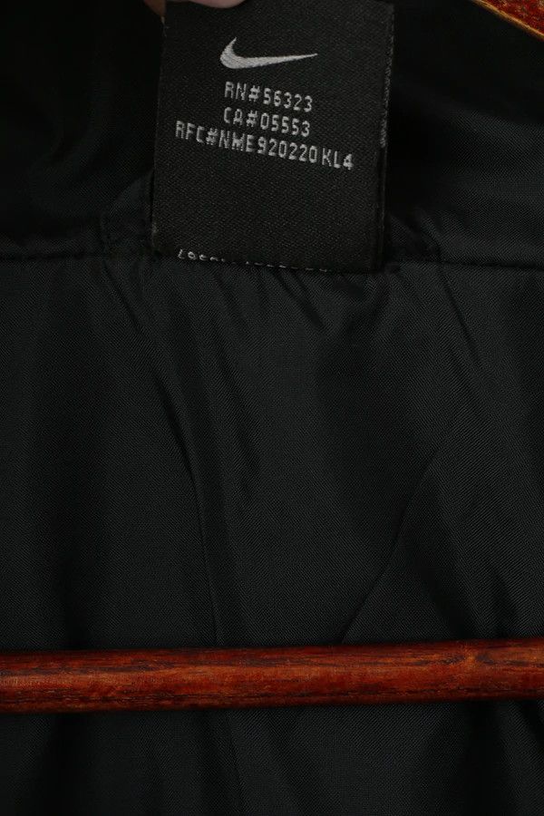 Nike Nike Men L 183 Jacket Black Nylon Waterproof Top 1415 Size US L / EU 52-54 / 3 - 8 Thumbnail