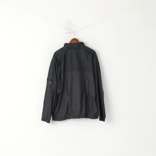 Nike Nike Men L 183 Jacket Black Nylon Waterproof Top 1415 Size US L / EU 52-54 / 3 - 9 Thumbnail