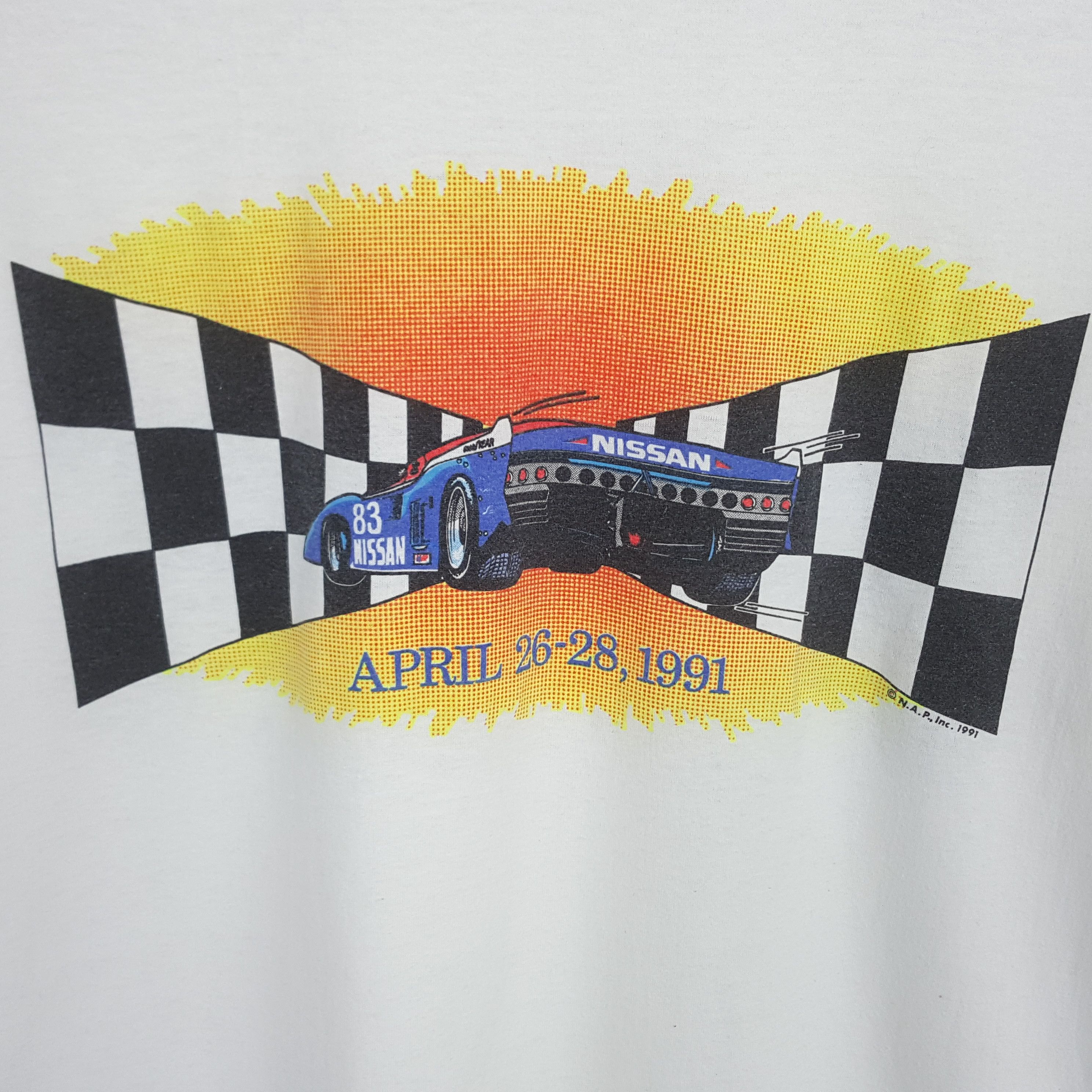 Japanese Brand × Vintage 90’s Nissan Japanese Brand Racing Team T-shirt Size US XL / EU 56 / 4 - 4 Thumbnail