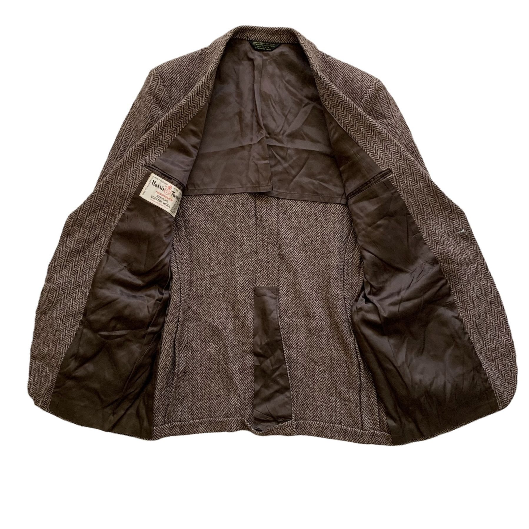 Vintage Harris Tweed Scottish Wool Sport Coat Jacket 40s