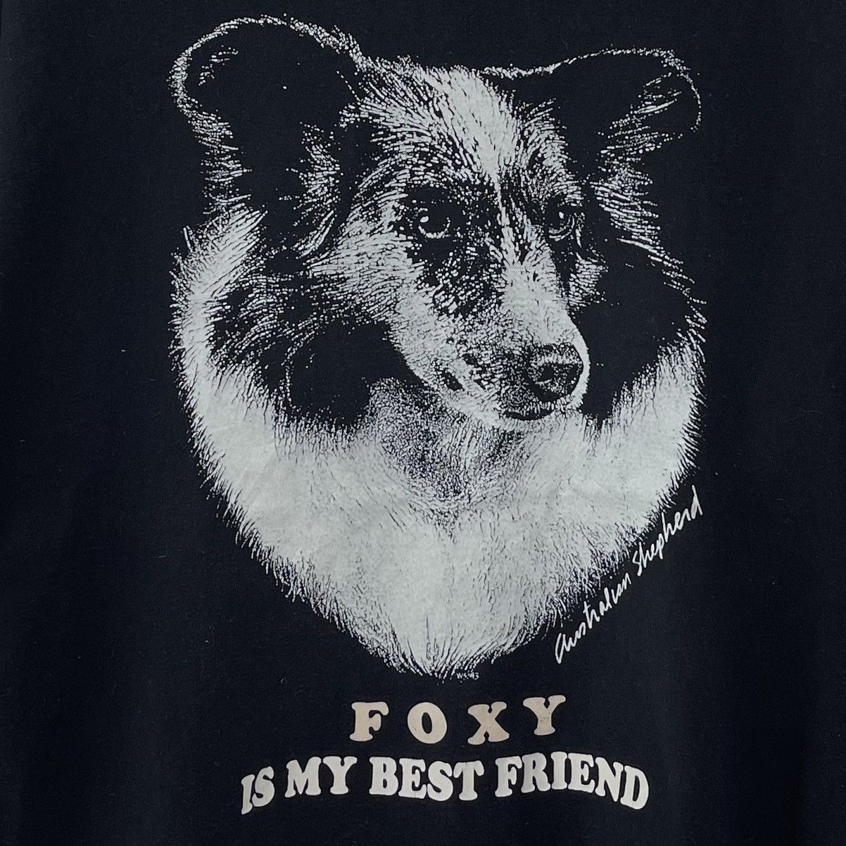 Vintage FOXY Is My Best Friend Vintage 90s T-Shirt Size US XL / EU 56 / 4 - 2 Thumbnail
