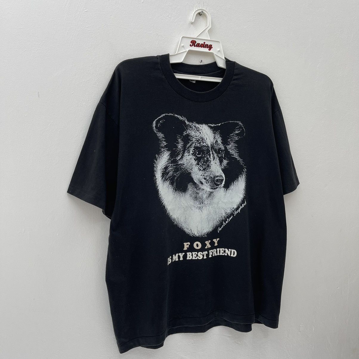 Vintage FOXY Is My Best Friend Vintage 90s T-Shirt Size US XL / EU 56 / 4 - 4 Thumbnail