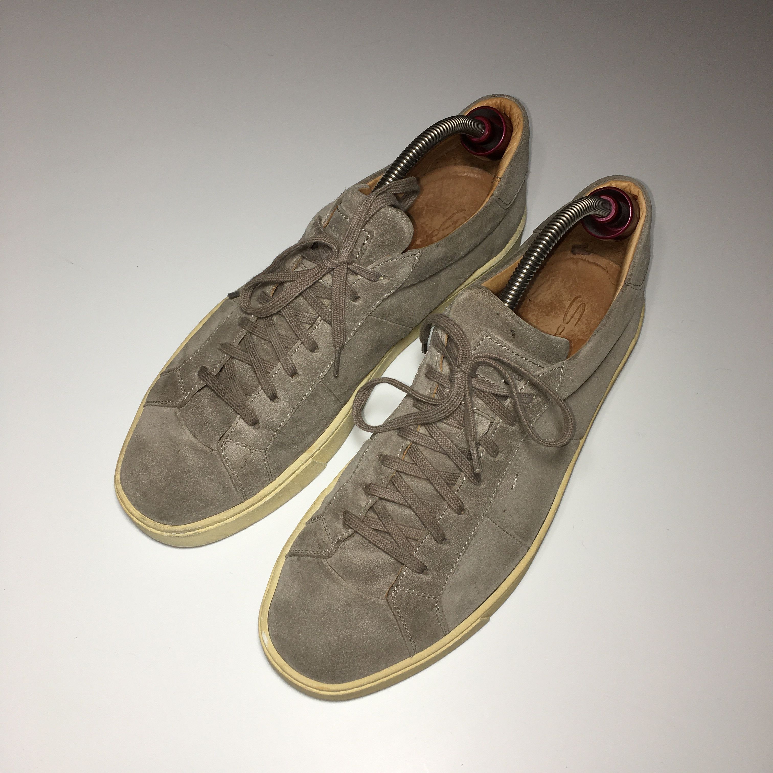 Santoni Santoni Suede Low Top Sneakers Size US 10 Size US 10 / EU 43 - 5 Thumbnail