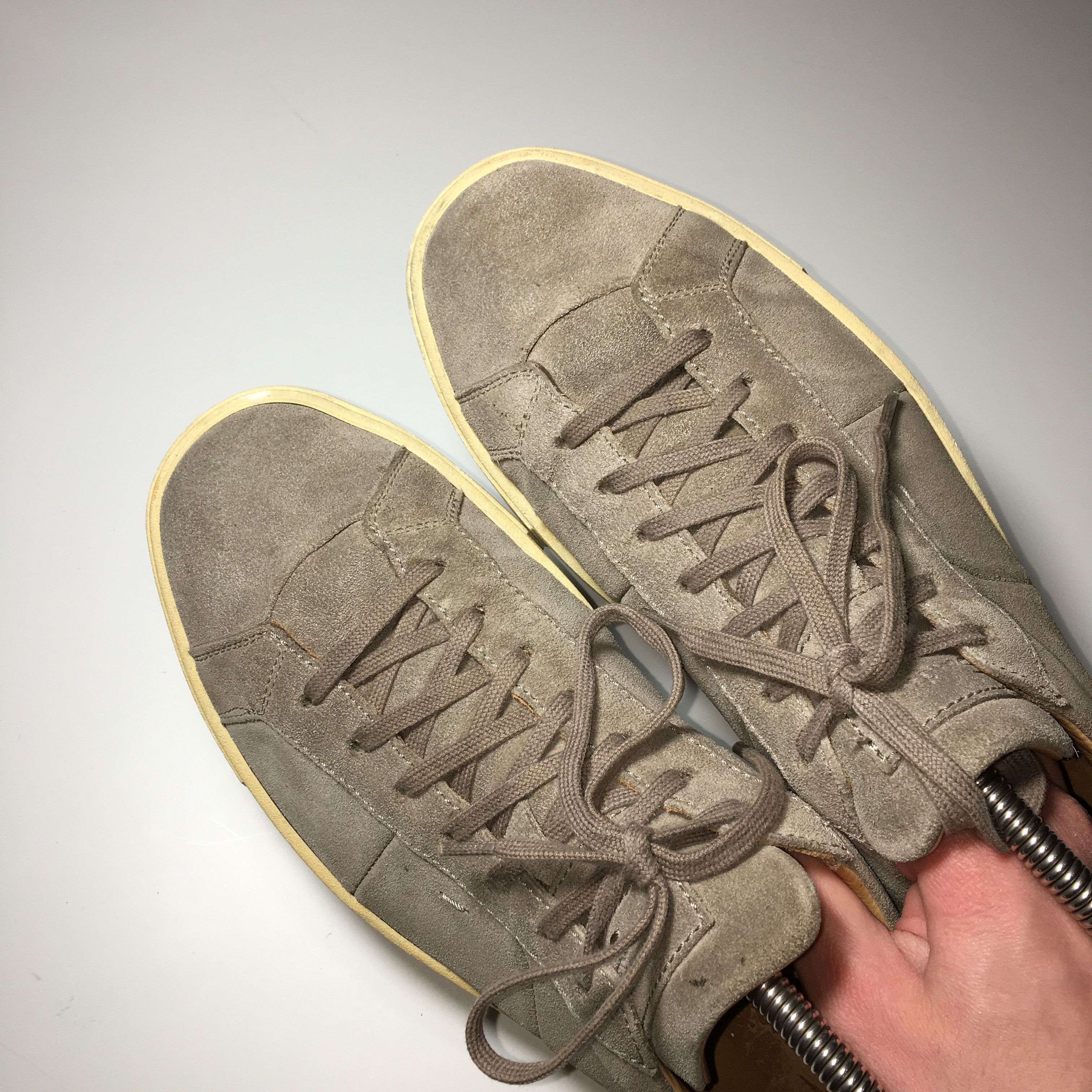 Santoni Santoni Suede Low Top Sneakers Size US 10 Size US 10 / EU 43 - 4 Thumbnail