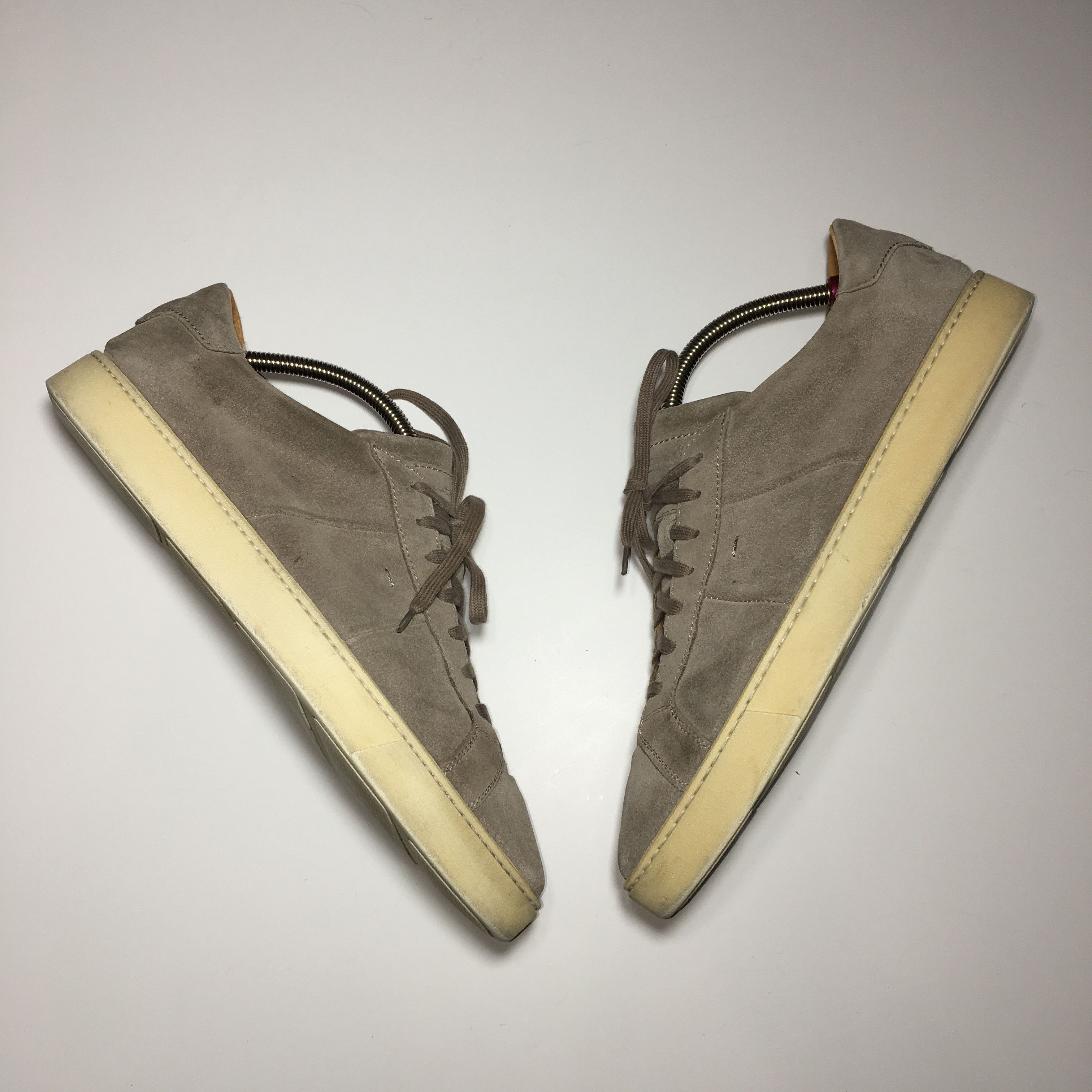 Santoni Santoni Suede Low Top Sneakers Size US 10 Size US 10 / EU 43 - 6 Thumbnail