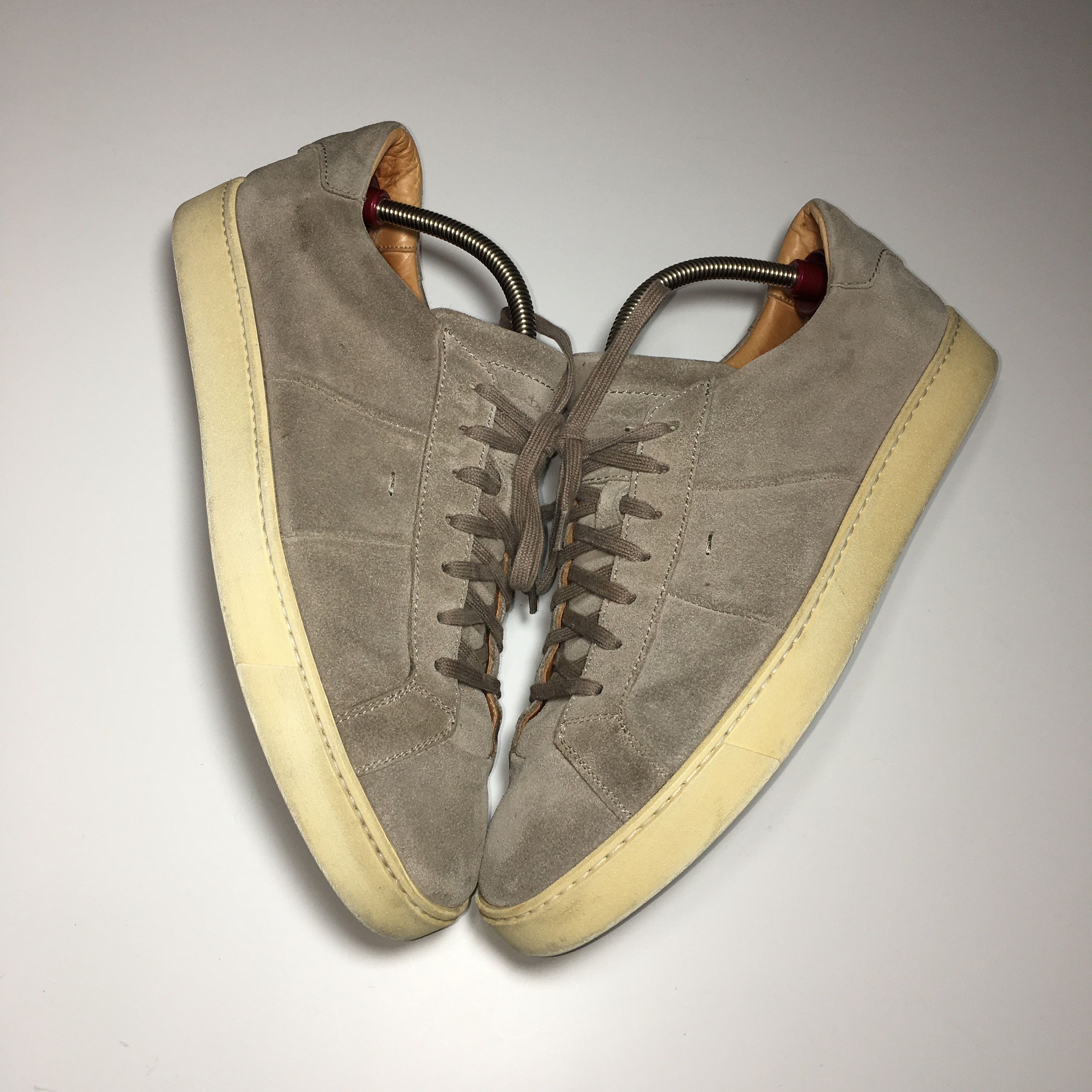 Santoni Santoni Suede Low Top Sneakers Size US 10 Size US 10 / EU 43 - 2 Thumbnail