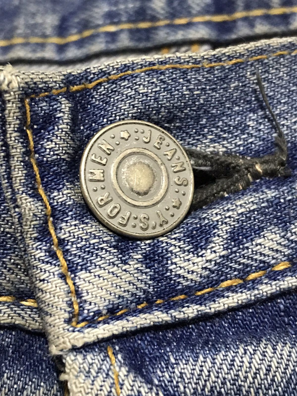 Y's for Men × Yohji Yamamoto 🔥RARE🔥Y's For Men Patchwork Distressed Selvedge jeans Size US 35 - 4 Thumbnail