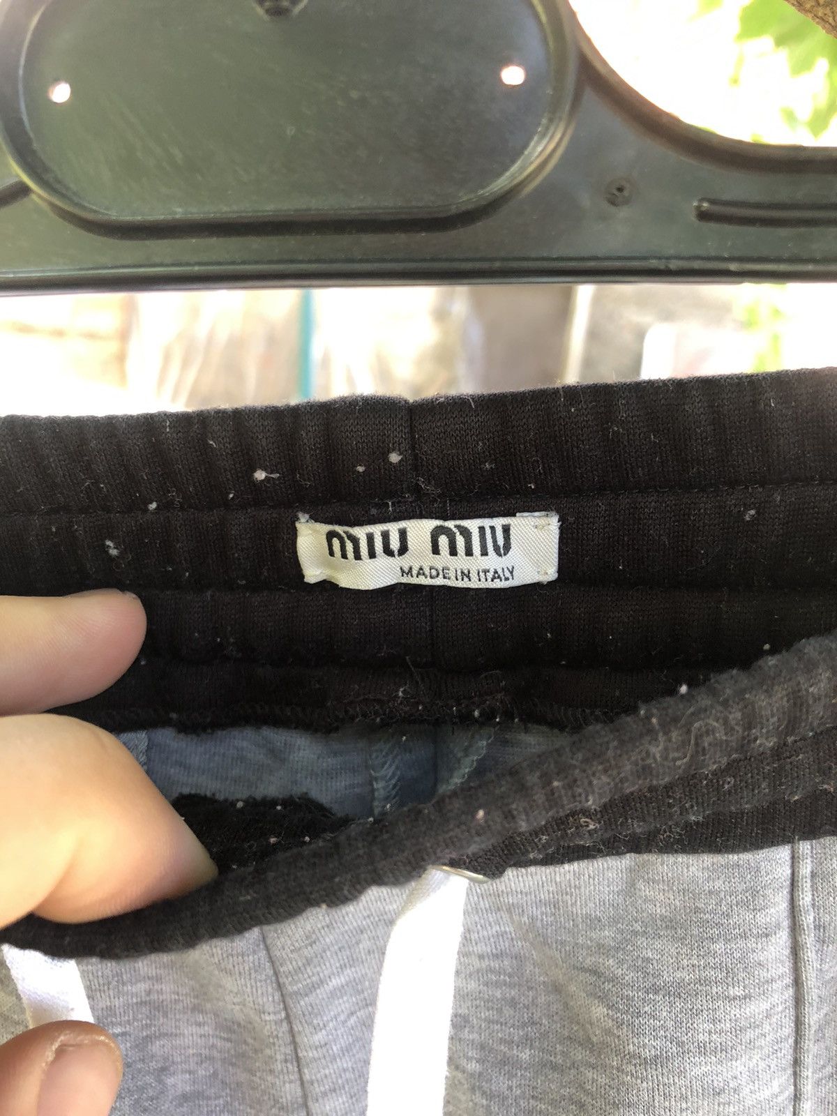 Miu Miu × Prada Miu Miu Logo Side Bands Sweatpants Size US 30 / EU 46 - 9 Thumbnail