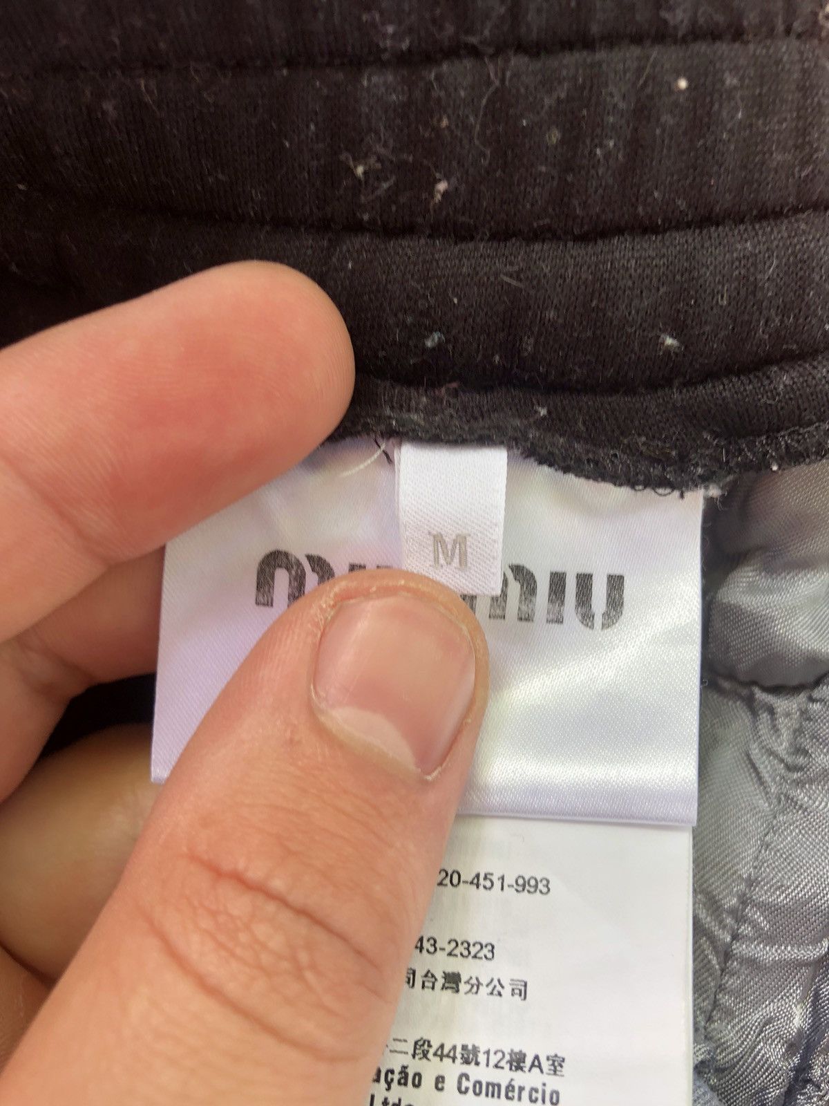 Miu Miu × Prada Miu Miu Logo Side Bands Sweatpants Size US 30 / EU 46 - 10 Thumbnail
