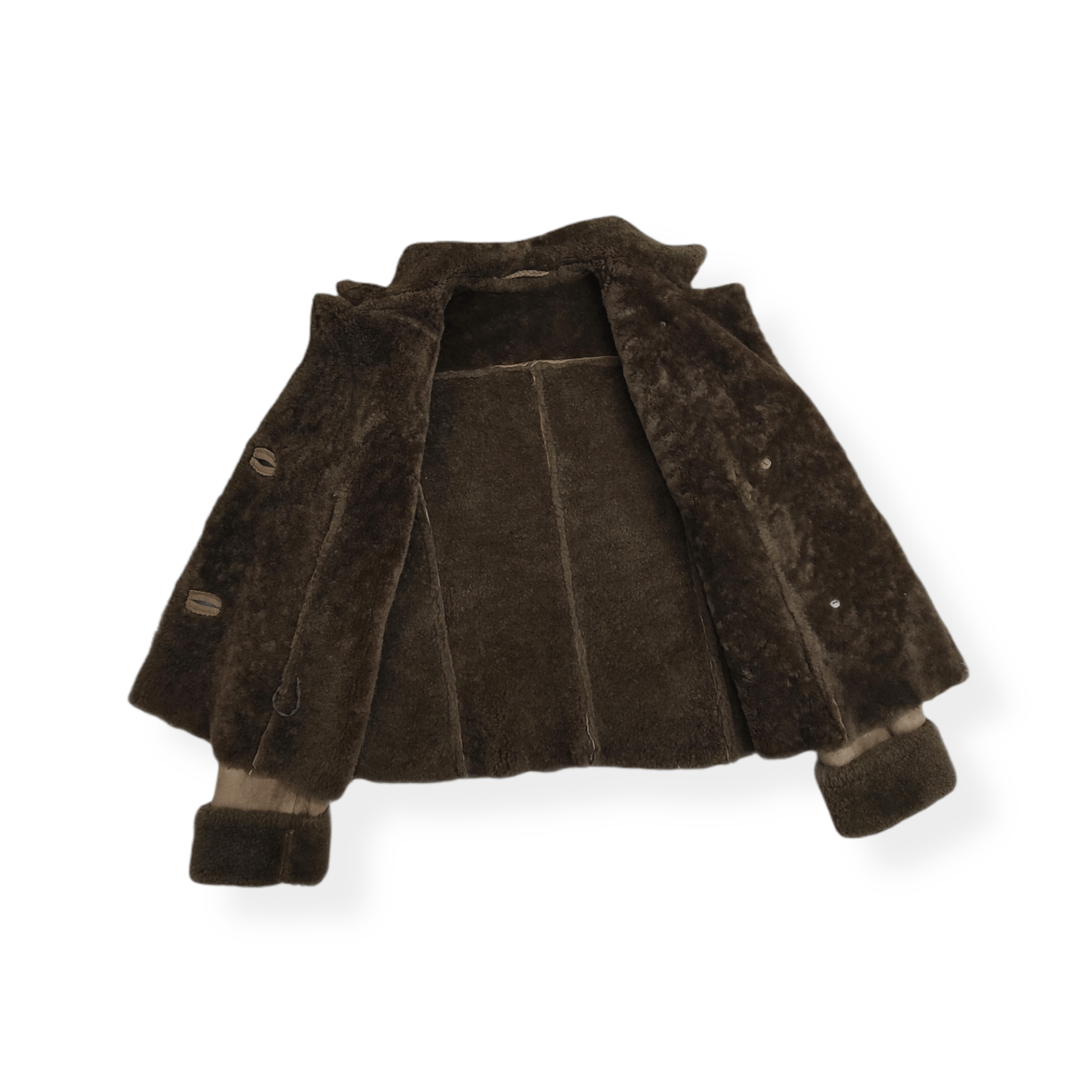Japanese Brand Marginal Glamour classic sheep skin cropped jacket Size M / US 6-8 / IT 42-44 - 3 Thumbnail