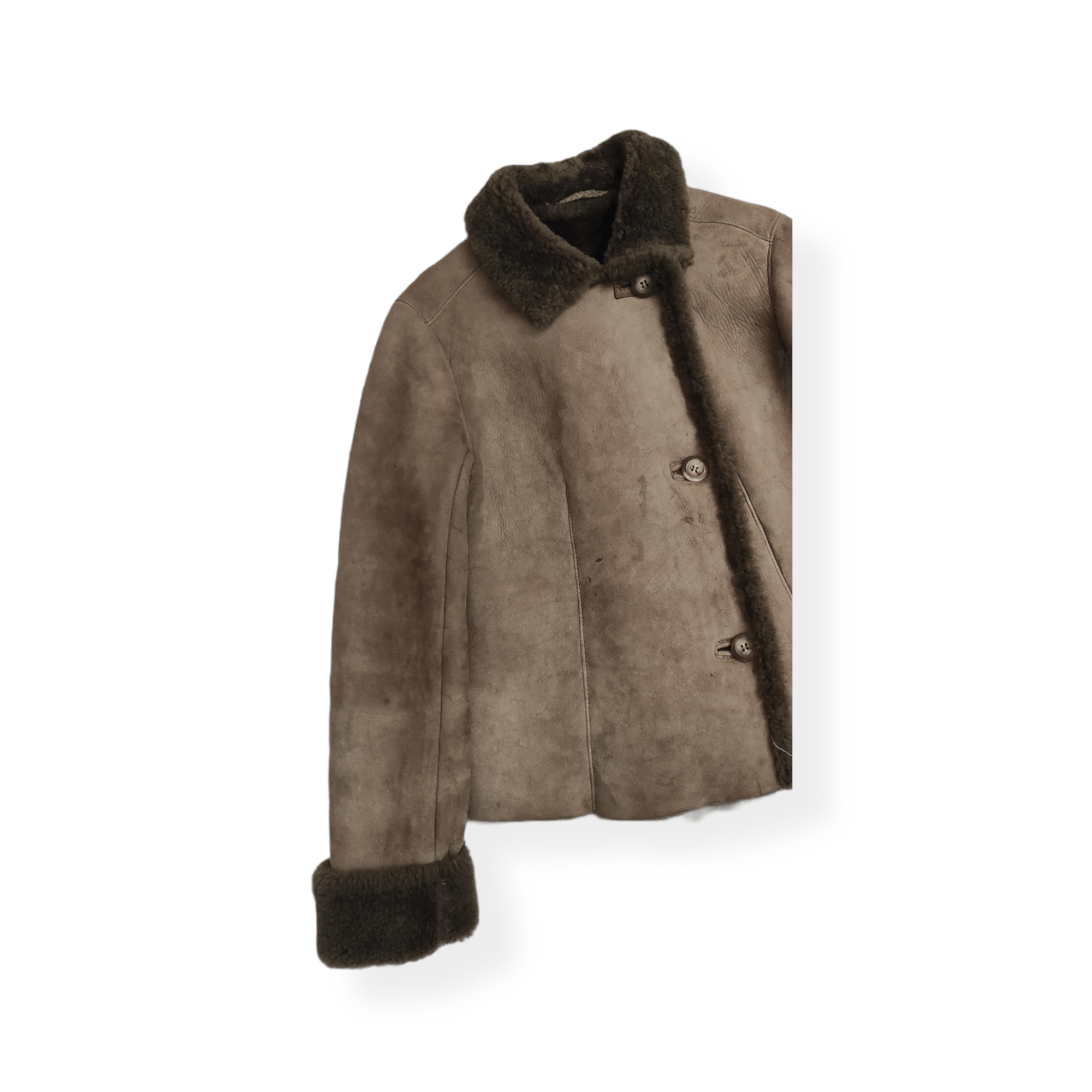 Japanese Brand Marginal Glamour classic sheep skin cropped jacket Size M / US 6-8 / IT 42-44 - 10 Thumbnail