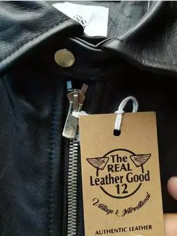 Leather NANO LIBRARY LEATHER BOMBER CASUAL JACKET Size US M / EU 48-50 / 2 - 4 Thumbnail