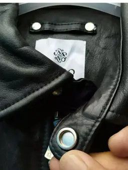 Leather NANO LIBRARY LEATHER BOMBER CASUAL JACKET Size US M / EU 48-50 / 2 - 3 Thumbnail