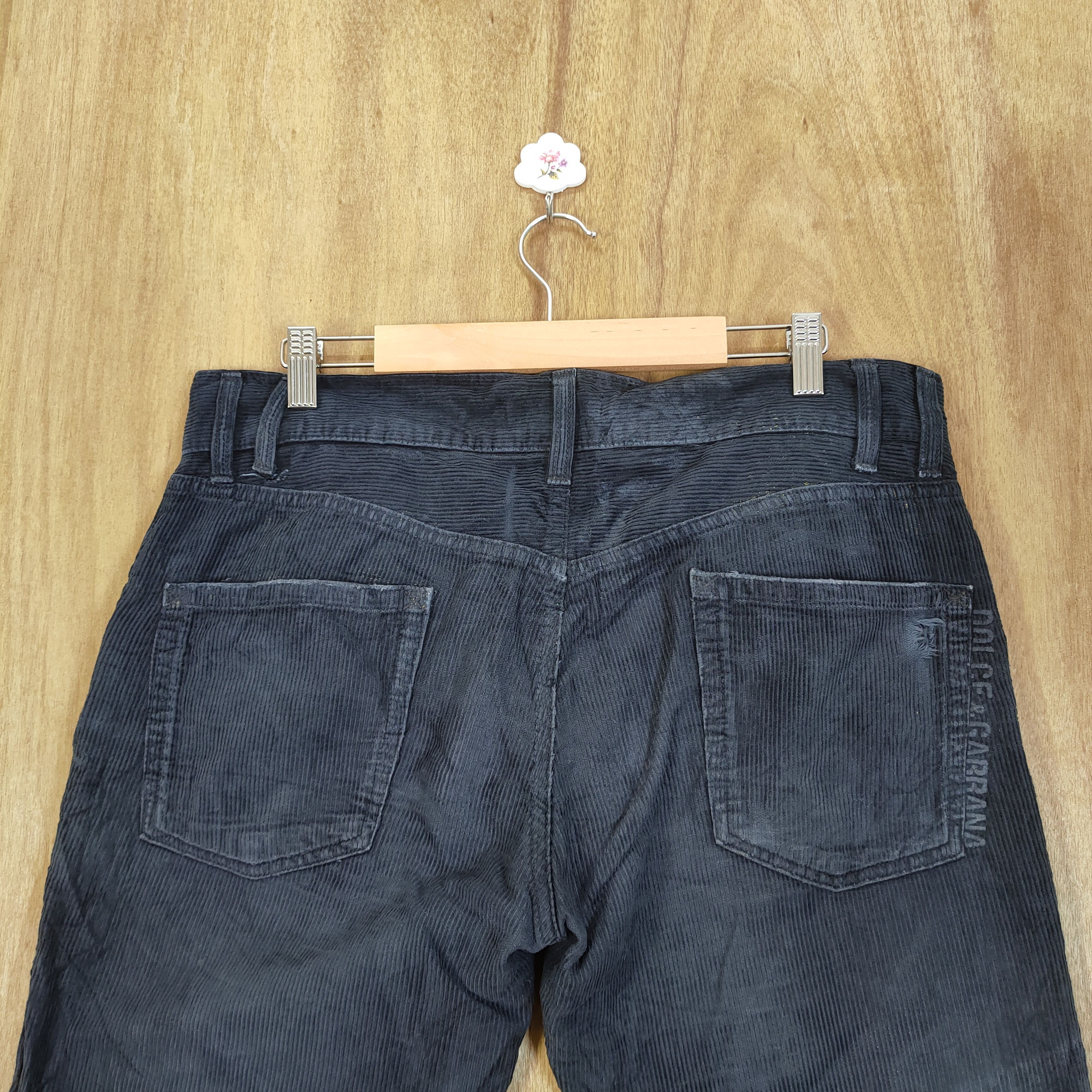 Dolce & Gabbana DOLCE & GABBANA FADED CORDUROY PANTS Size US 34 / EU 50 - 5 Thumbnail