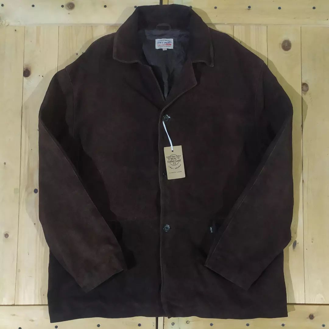 Leather Jacket × Levi's × Levi's Vintage Clothing LEVI'S Leather Jacket × Levi's × Levi's Vintage Clothing LEVI'S
