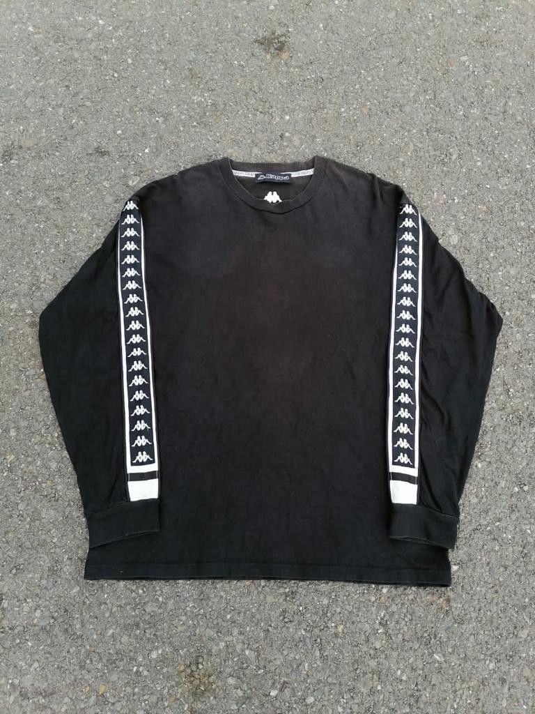 Kappa Kappa Side Tape Longsleeve Tee Size US L / EU 52-54 / 3 - 1 Thumbnail