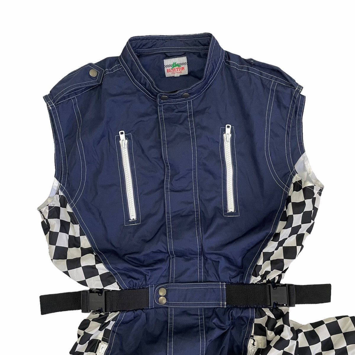 Benetton 💥BENETTON OVERALL RACING SUIT Size US 34 / EU 50 - 3 Thumbnail