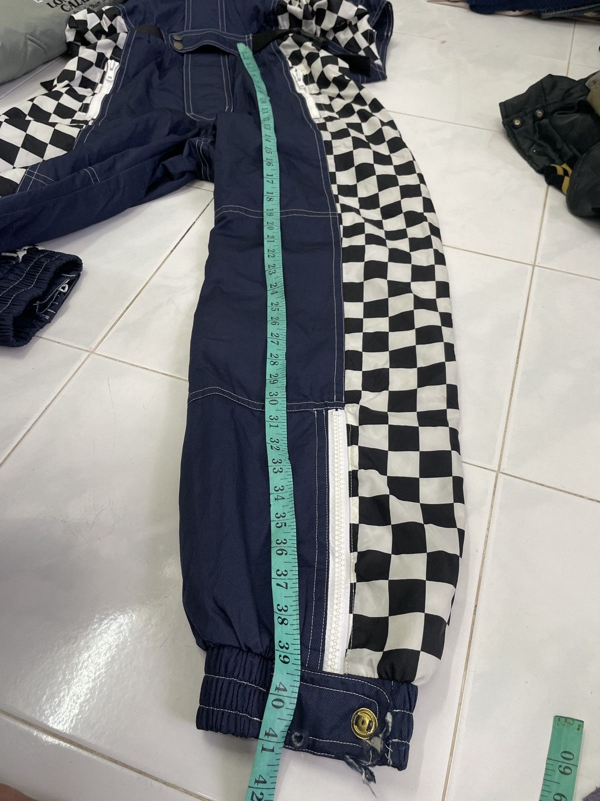 Benetton 💥BENETTON OVERALL RACING SUIT Size US 34 / EU 50 - 11 Thumbnail