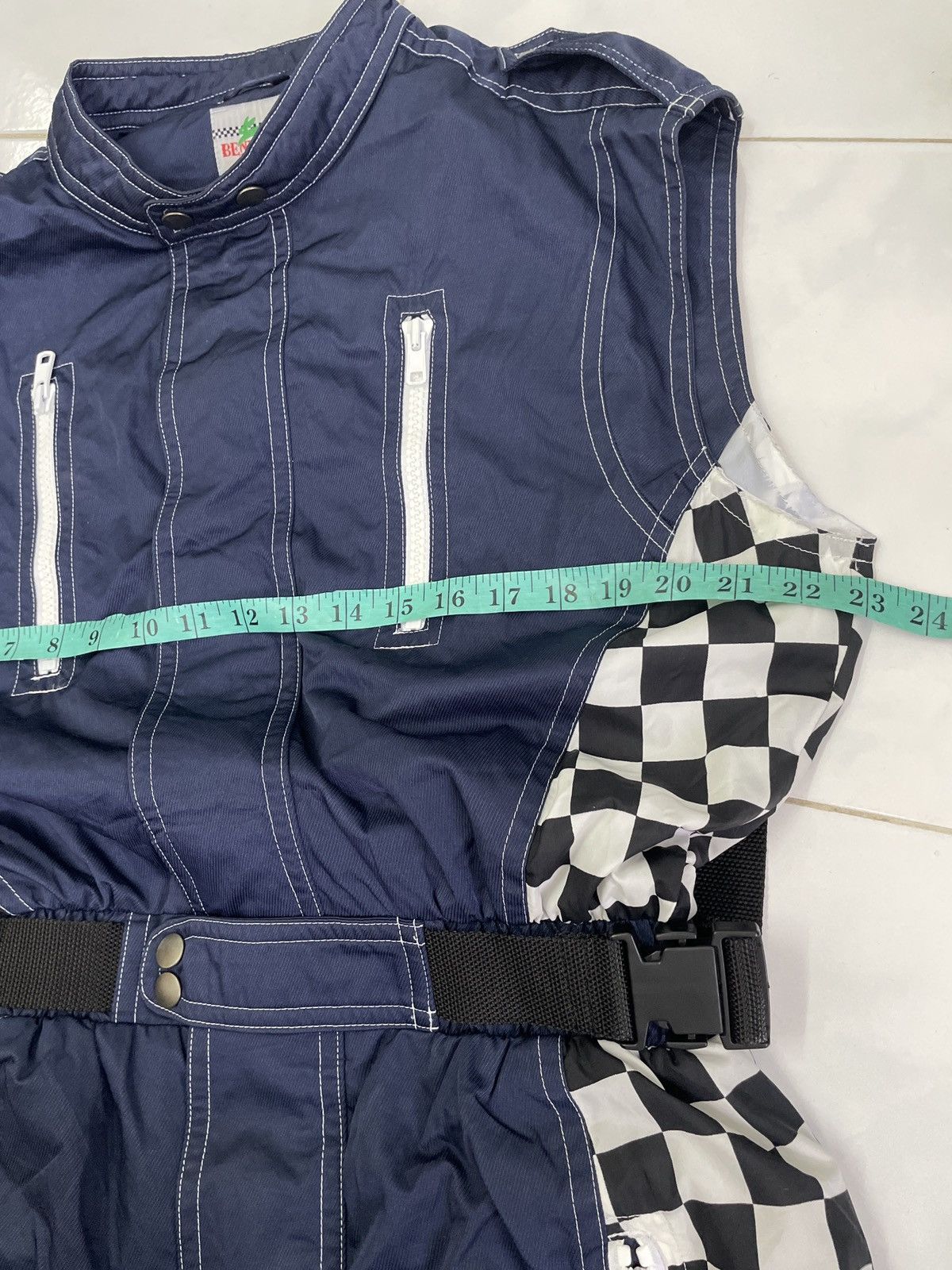 Benetton 💥BENETTON OVERALL RACING SUIT Size US 34 / EU 50 - 9 Thumbnail
