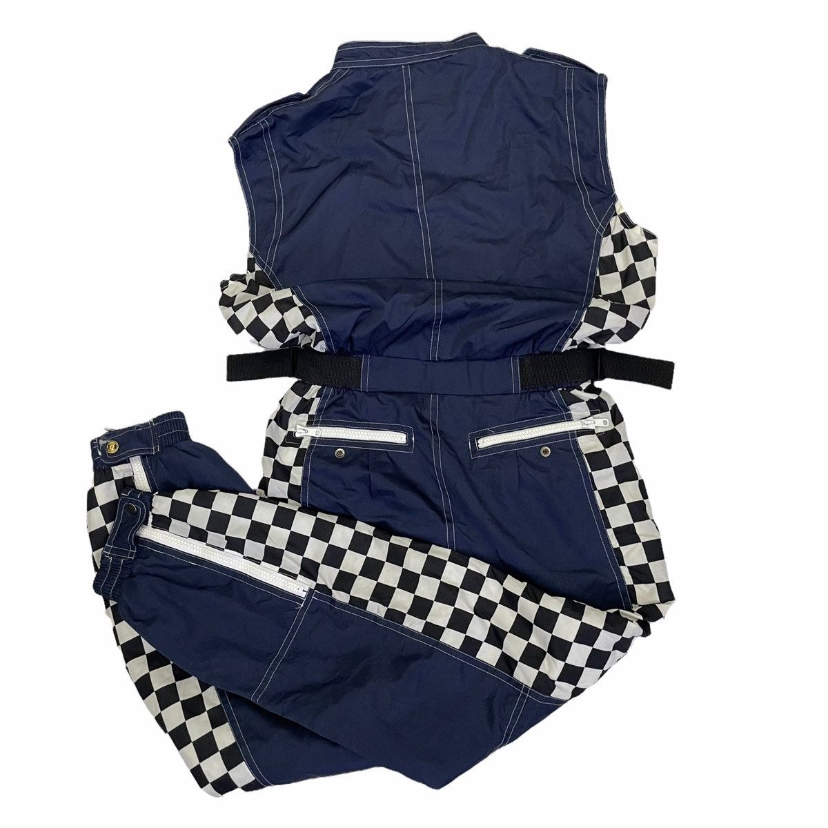 Benetton 💥BENETTON OVERALL RACING SUIT Size US 34 / EU 50 - 8 Thumbnail