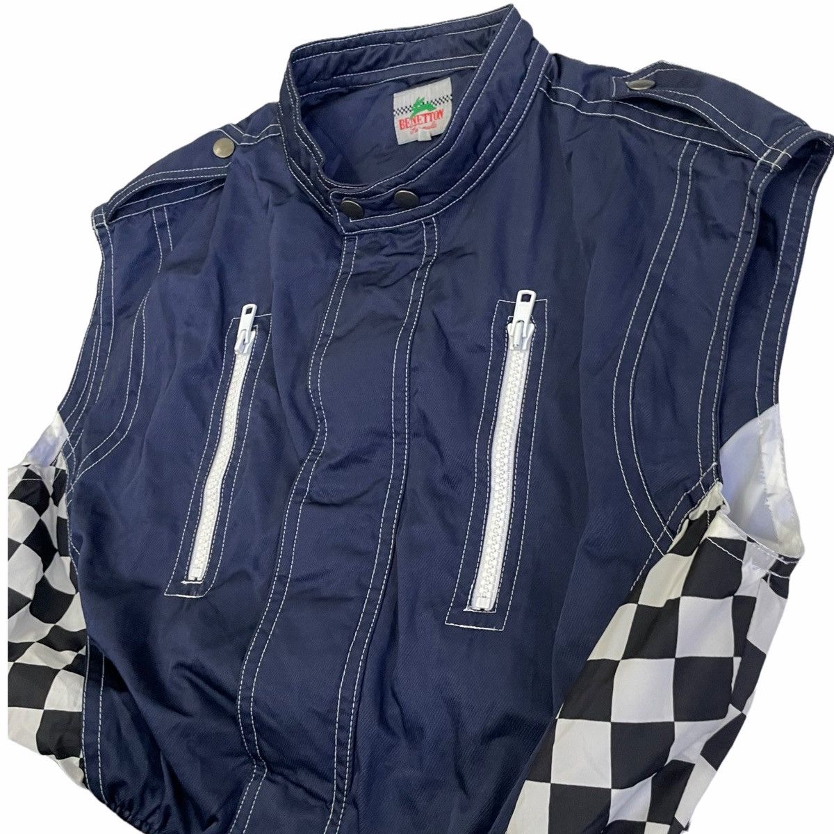 Benetton 💥BENETTON OVERALL RACING SUIT Size US 34 / EU 50 - 7 Thumbnail