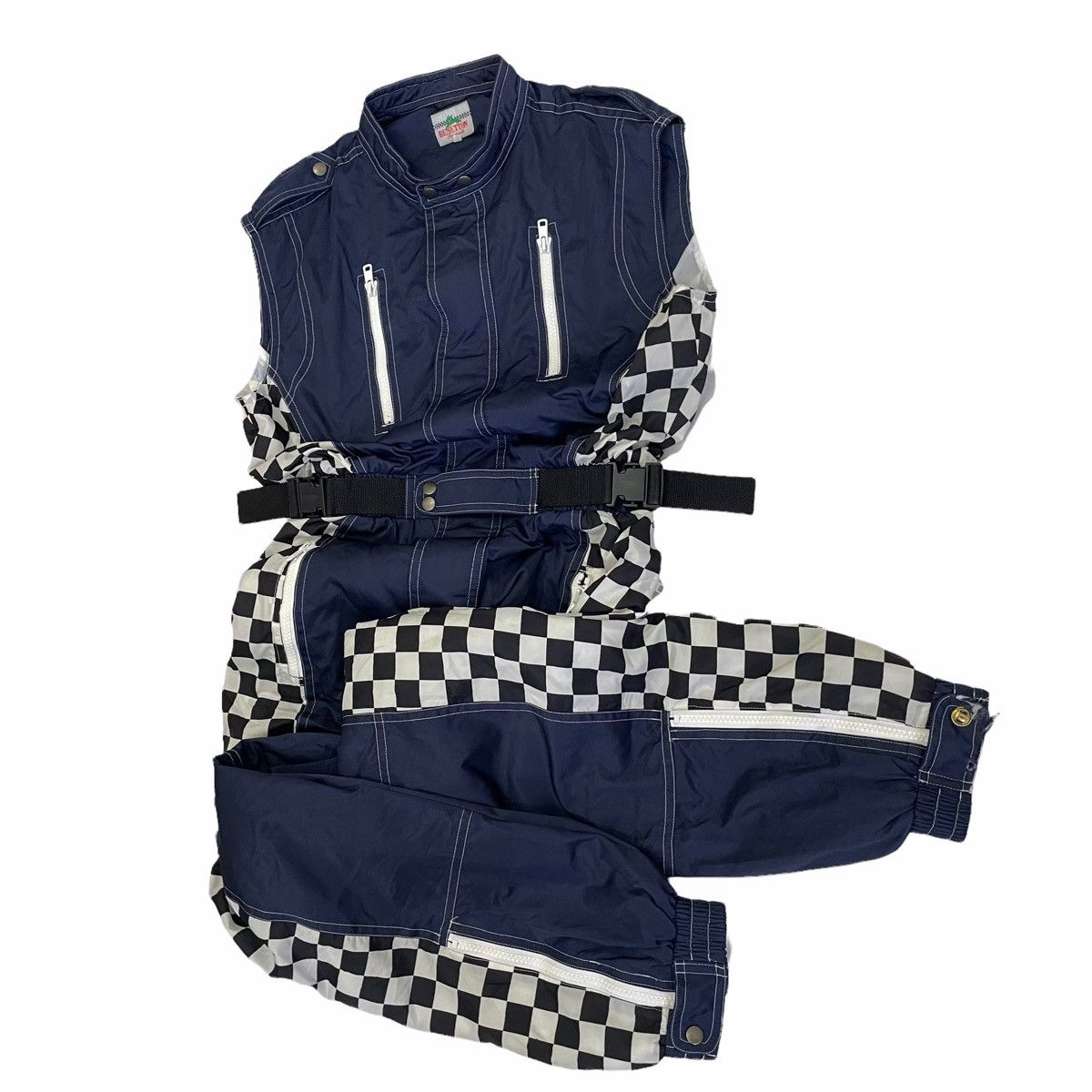 Benetton 💥BENETTON OVERALL RACING SUIT Size US 34 / EU 50 - 2 Thumbnail