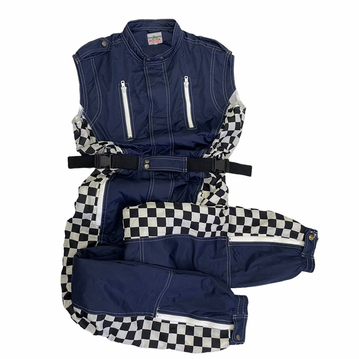 Benetton 💥BENETTON OVERALL RACING SUIT Size US 34 / EU 50 - 1 Thumbnail