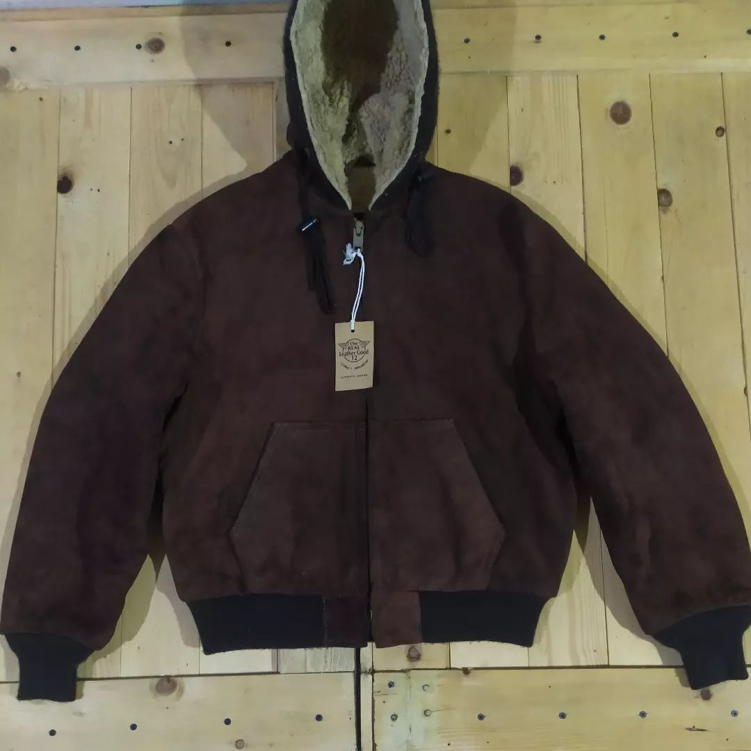 Bomber Coats Schott Suede Bomber Vintage 80s Schott Suede Bomber
